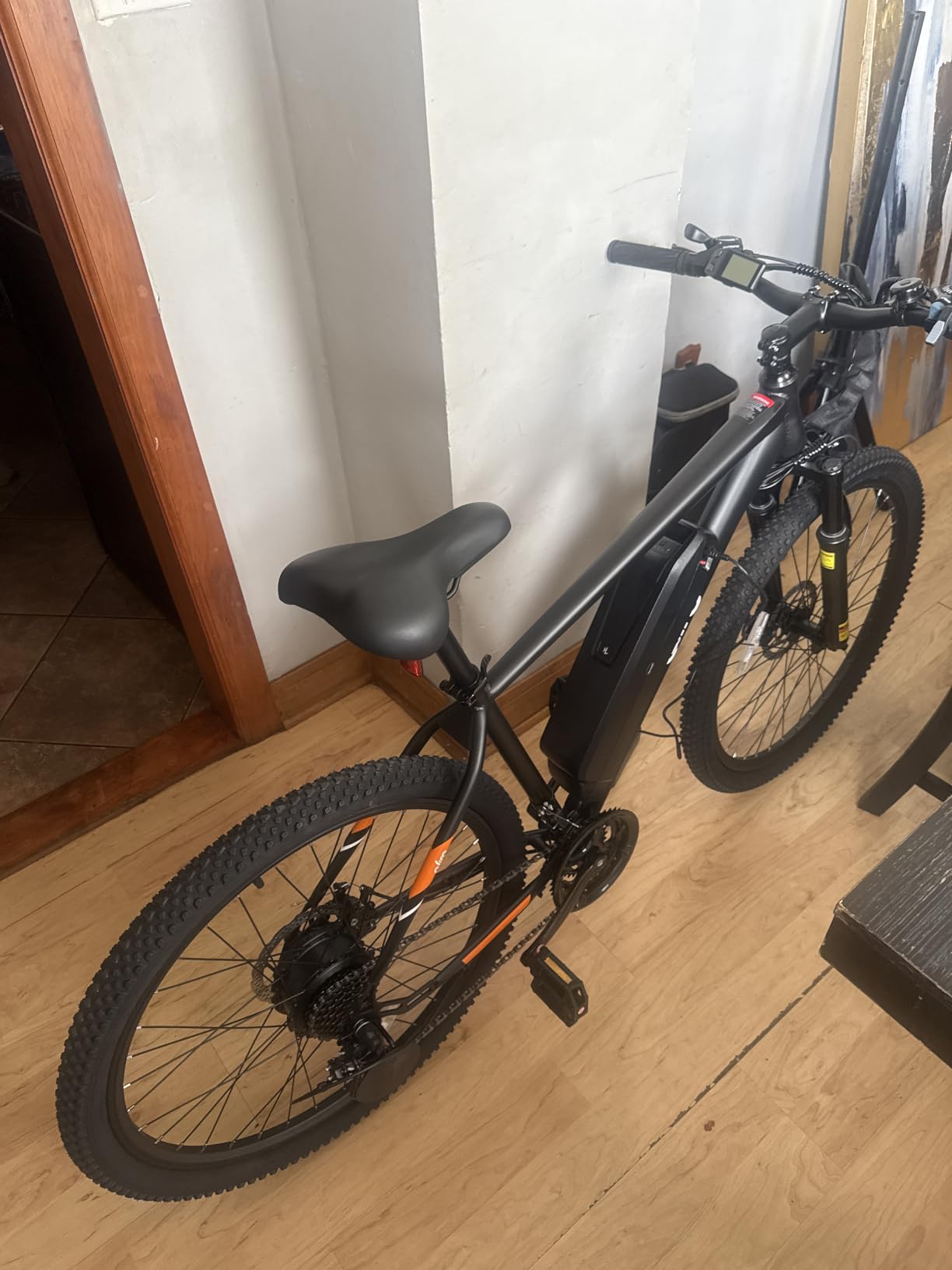 Qlife Racer Electric Bike for Adults - 21-Speed Mountain Lightweight Ebike with Peak 1000W Brushless Motor, 48V 375Wh Removable Battery, 26X2.1 Tire Step Over E-MTB, Up to 40 Miles Range customer photo 1