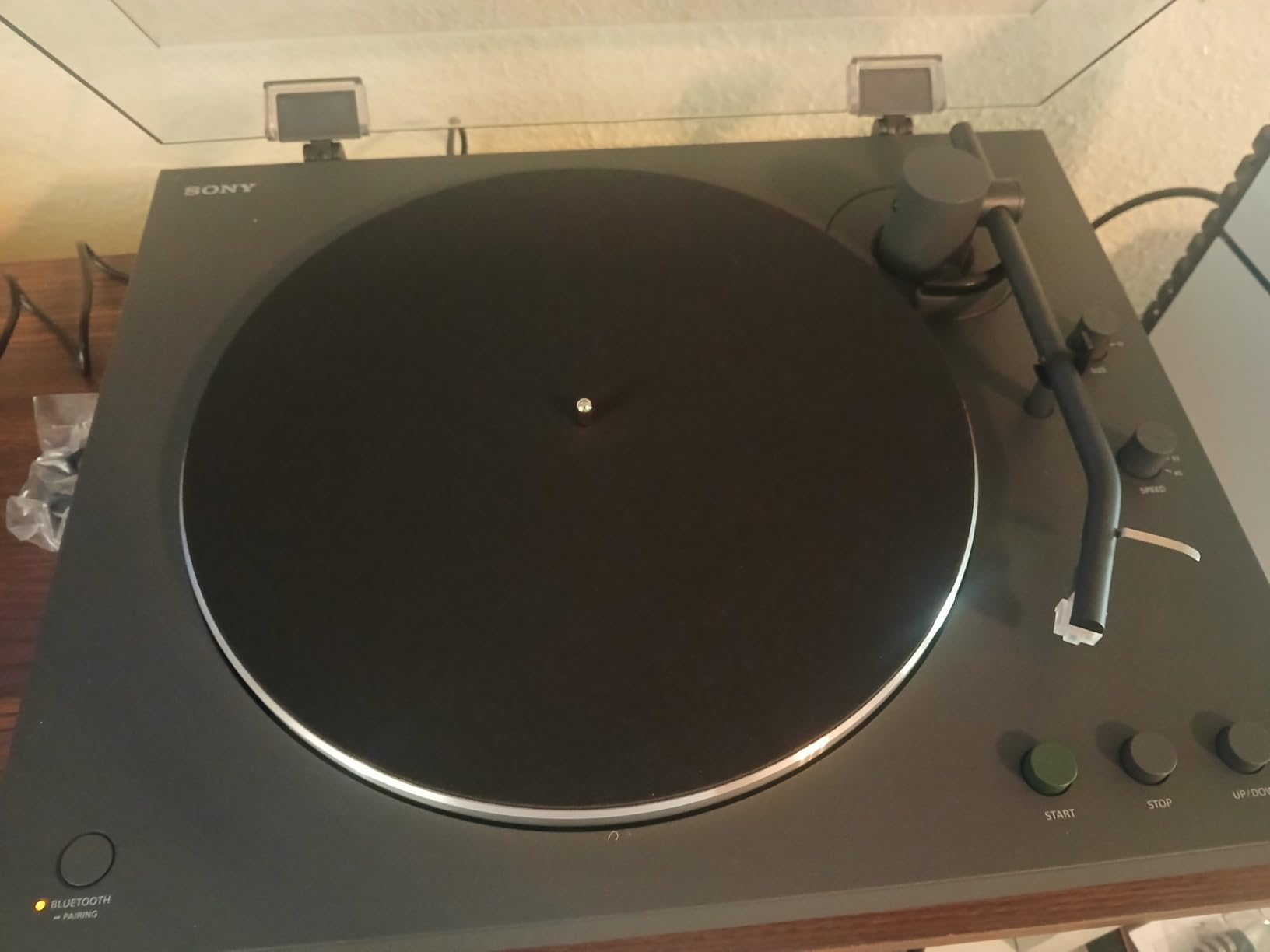 Sony PS-LX3BT Wireless Bluetooth Turntable with Full Auto Playback | Vinyl Record Player, Fully Automatic Belt Drive, Built-in Phono EQ, Wired & Wireless Connection, Transparent Dust Cover customer photo 2
