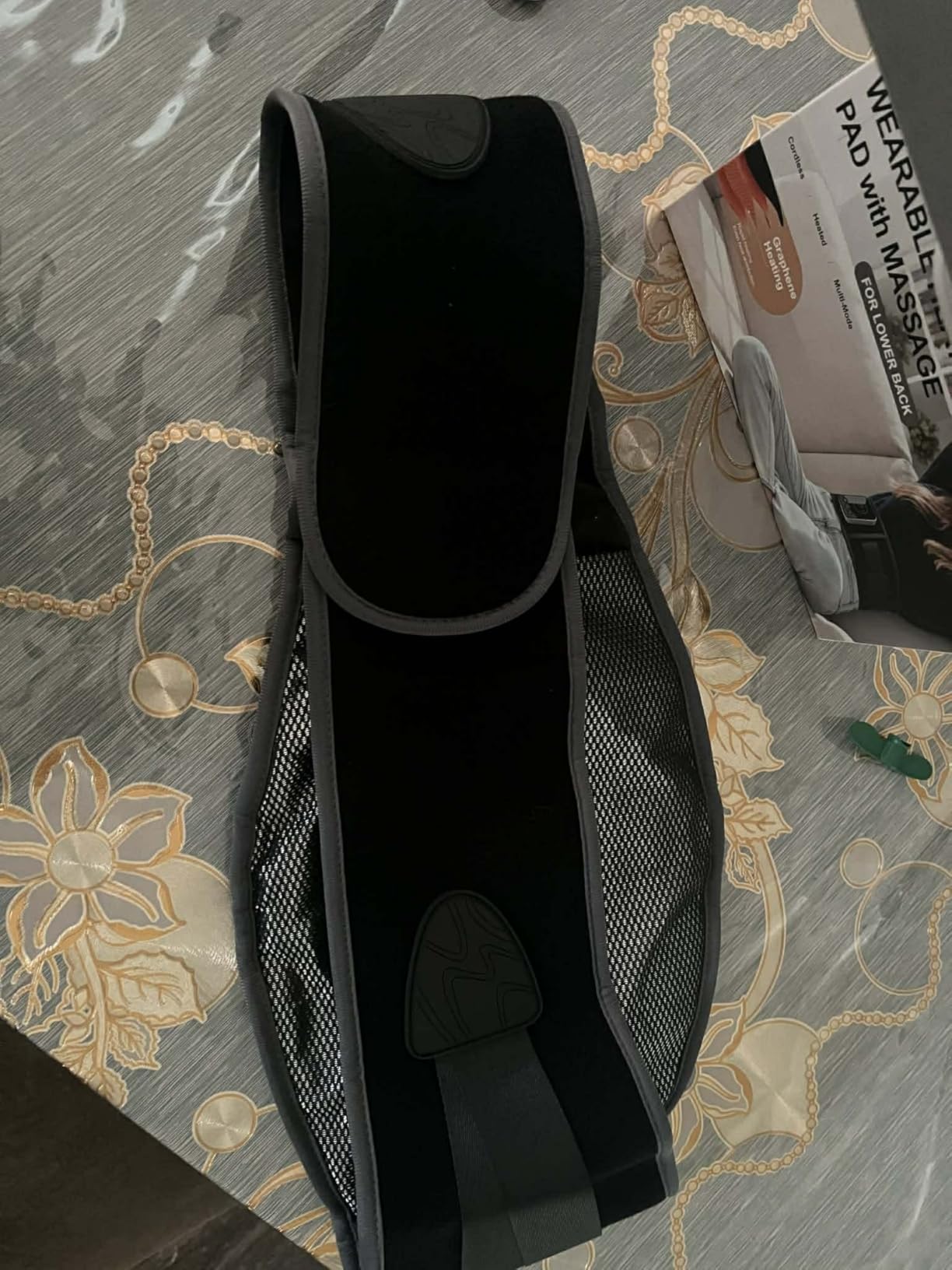 Graphene Cordless Heating Pad with Massager for Back FSA Eligible HSA Gift | 5000mAh Rechargeable Portable Lower Back Massager 3 Heat 3 Vibration 20/30/40 Mins Timer customer photo 1