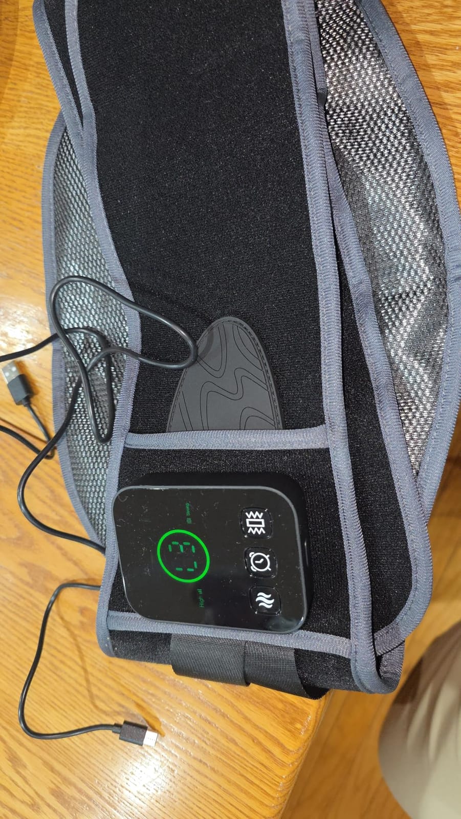 Graphene Cordless Heating Pad with Massager for Back FSA Eligible HSA Gift | 5000mAh Rechargeable Portable Lower Back Massager 3 Heat 3 Vibration 20/30/40 Mins Timer customer photo 2