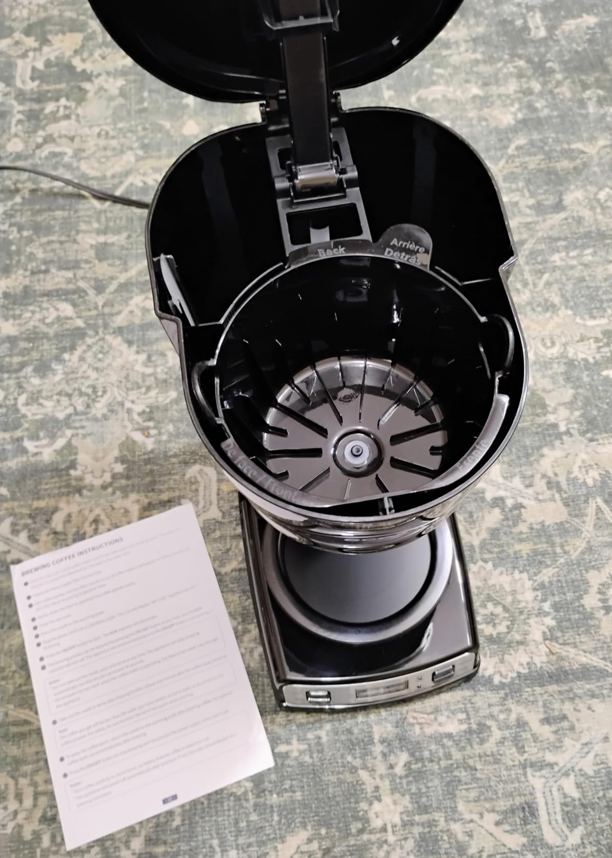 ecozy 12-Cup Drip Coffee Maker with Electric Coffee Grinder Combos customer photo 2