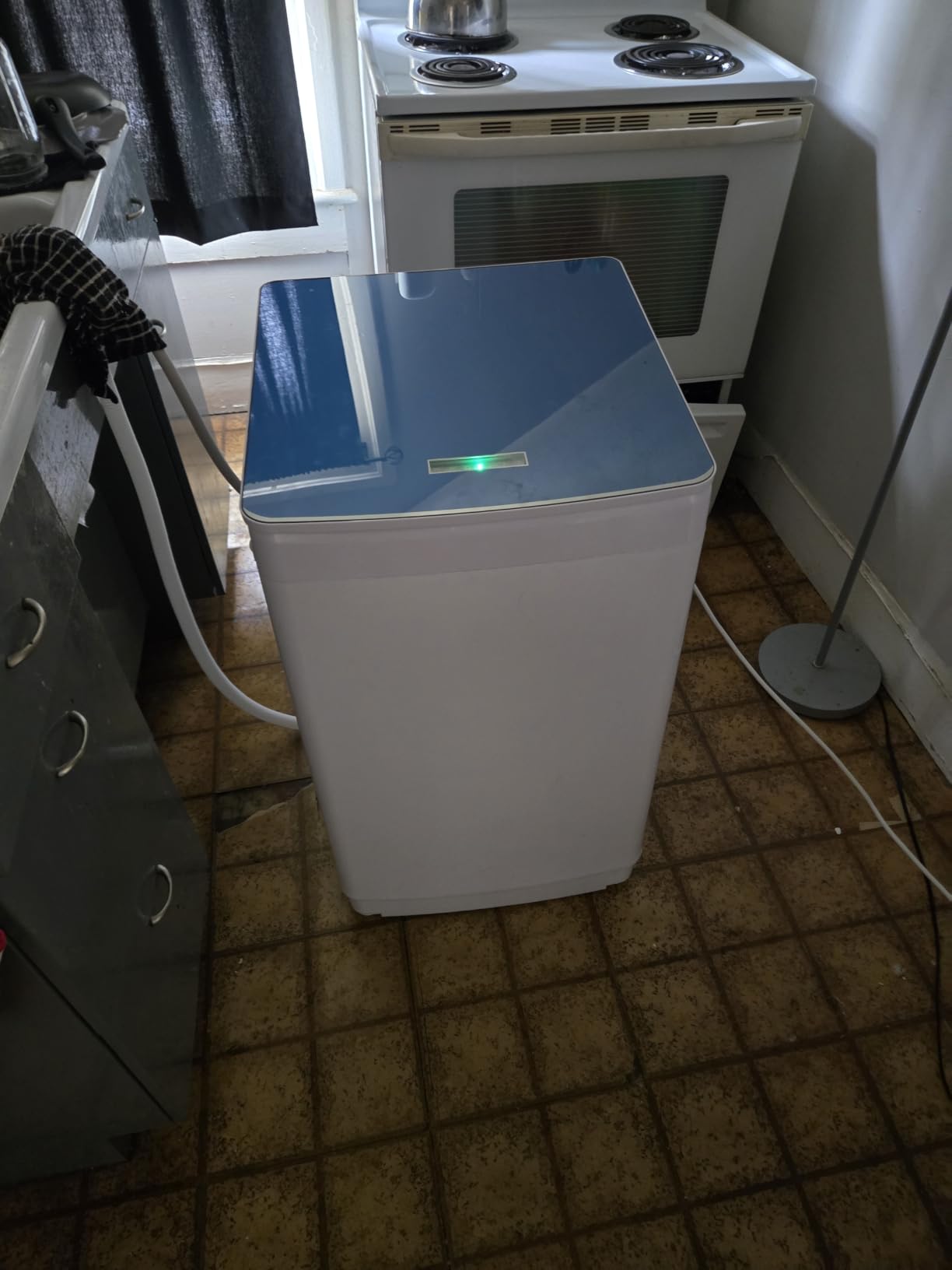 Auertech Portable Washer and Dryer Combo Set, 28 lbs Fully Automatic Washing Machine with Stainless Steel Inner Tub, 2.6 Cu.Ft Portable Dryers, Compact Washer and Dryer for Apartment, RV, Dorm customer photo 2