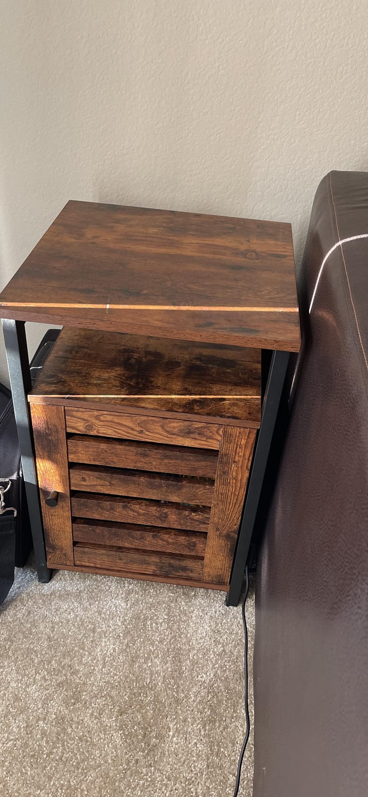 VASAGLE 5-Drawer Dresser, Chest of Drawers, 31.5 x 15.7 x 47.4 in | Large Capacity Storage Cabinet, Particleboard, MDF, Rustic White and Honey Brown, SIREN Collection ULTS653WJ01S customer photo 2