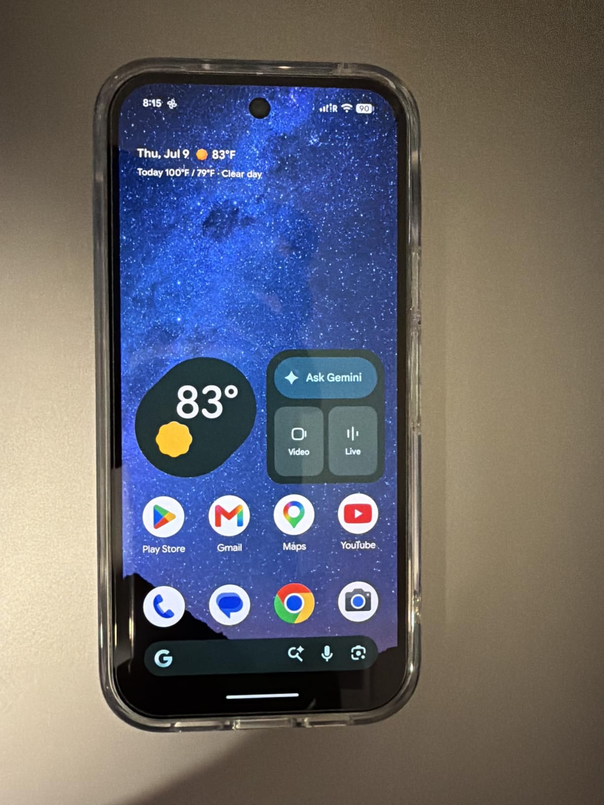 Google Pixel 10a - 30+ Hours Battery, Camera Coach, Gemini - Fog 128GB | Gemini Live, durable design, 7 years of Pixel Drops, 30+ hour battery, Camera Coach, Call Screen, Car Crash Detection customer photo 2