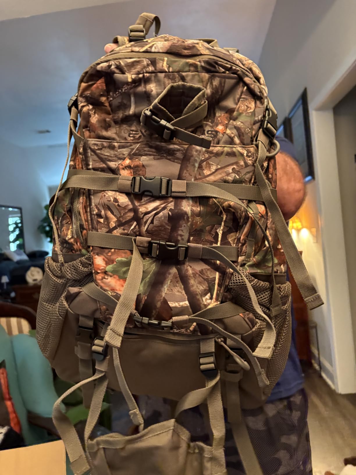 Extremus by KastKing Timber Trail Hunting Backpack for Men, Hunting Pack | Quiet Hunting Bag, Rifle Sling, Ammo Storage, Rain Cover Included, Hydration Compatible, Tree Stand & Climbing Stick Carry customer photo 2