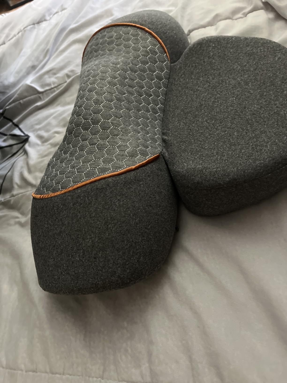 Upalled Cordless Heated Neck Massager Pillow for Pain Relief Deep Tissue | 3-in-1 Rechargeable Neck Cervical Traction Device with Heat, Massage, Electric Stretch customer photo 2