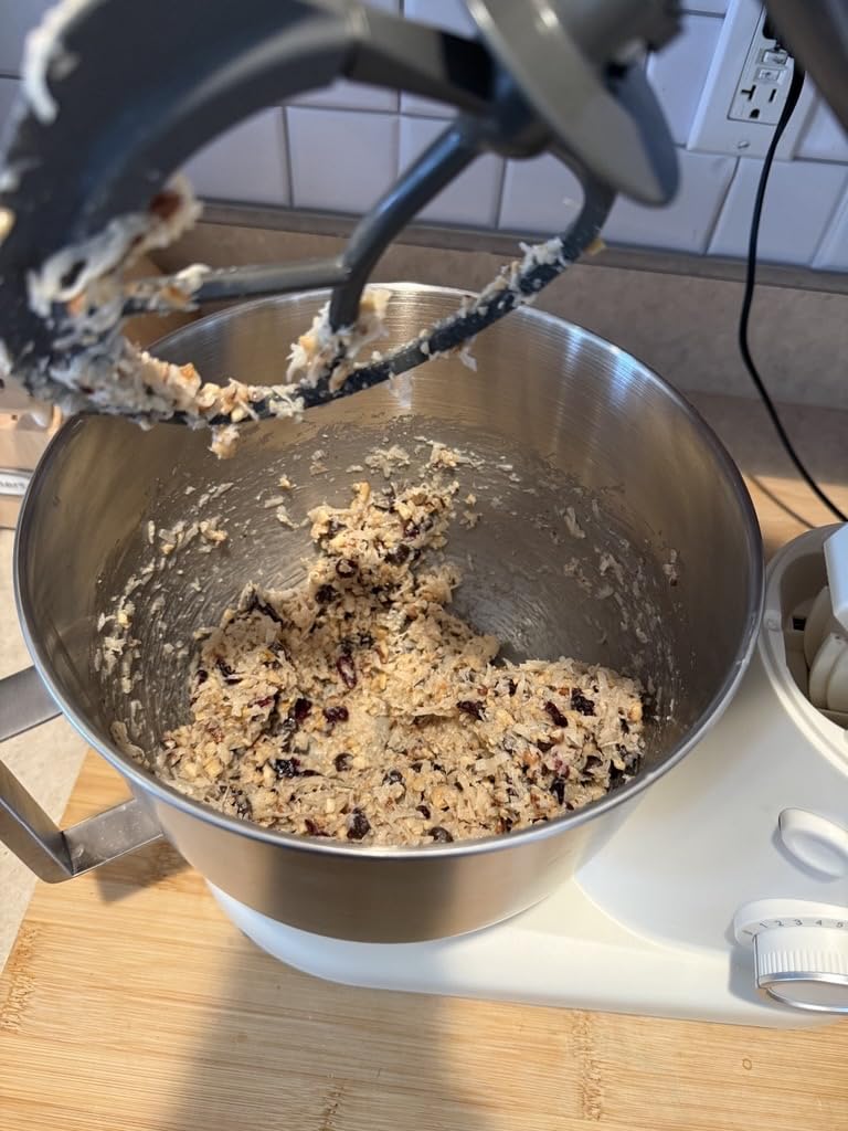 Martha Stewart 5.3QT Tilt Head Stand Mixer, 12 Speeds, Stainless Steel Bowl | Dough Hook, Stainless Whisk, Beater, Removable Splash Shield, Bread, Cake & Whipping, Electric Kitchen Mixer, Caviar Gray customer photo 1