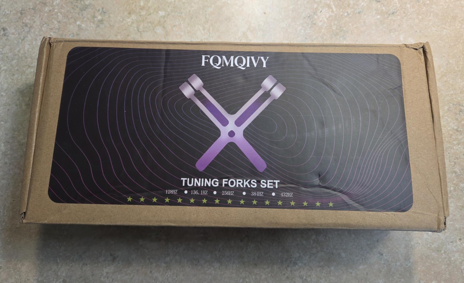 Tuning Forks for Healing Set - 128Hz 136.1Hz 256Hz 384Hz 432Hz, Weighted & Unweighted Tuning Forks with Vegan Leather Pouch & Activator, 128 Hz Tuning Fork for Chakra, Yoga, Meditation & Gift customer photo 1