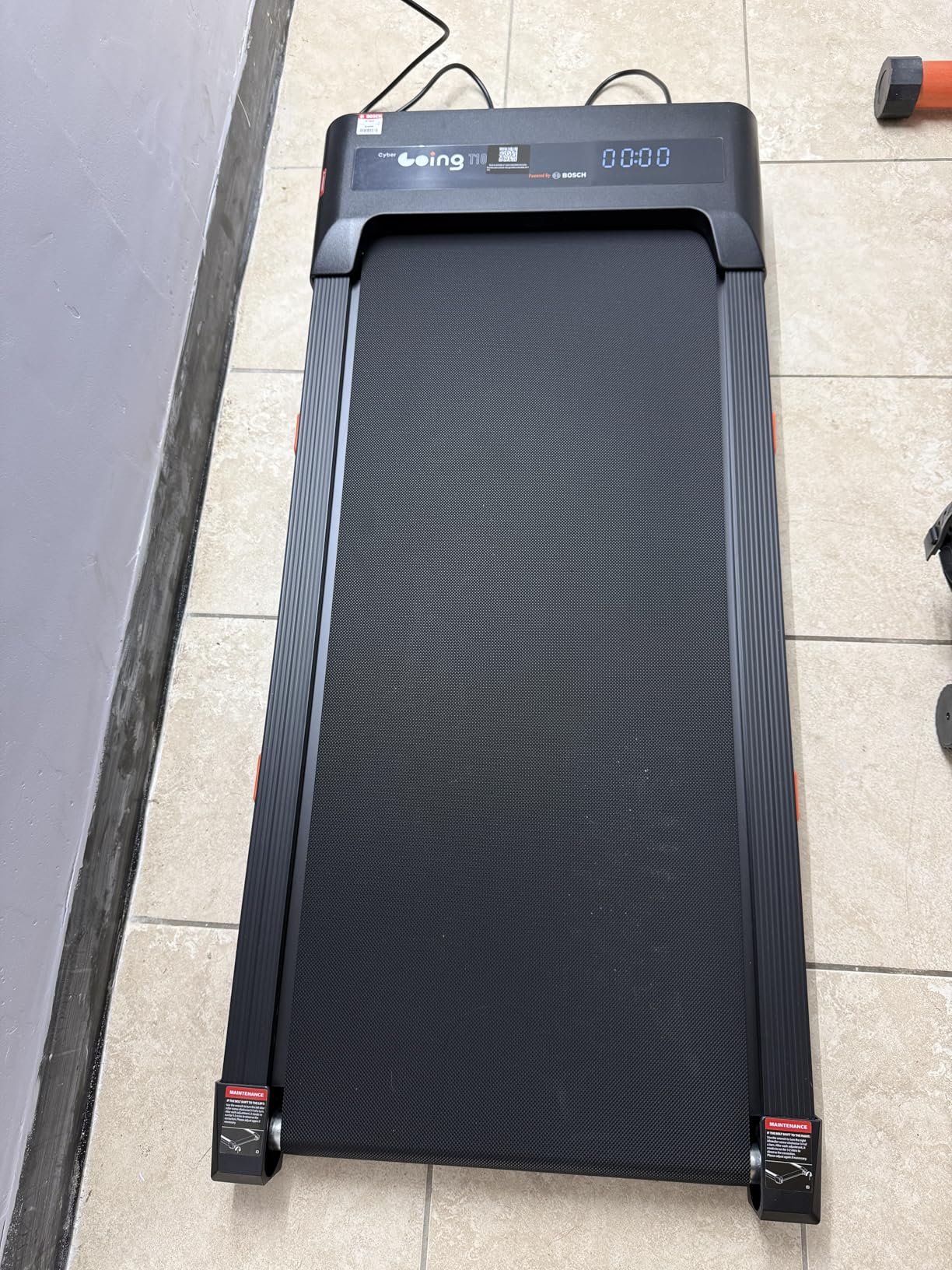 Cybergoing T10 Walking Pad Treadmill Powered By Bosch, Under Desk Treadmill, Fixed 7% Manual Incline, Up to 4 MPH, 2.5HP, 300lb Capacity, App + Remote, 15x36 Belt, Treadmills for Home customer photo 2