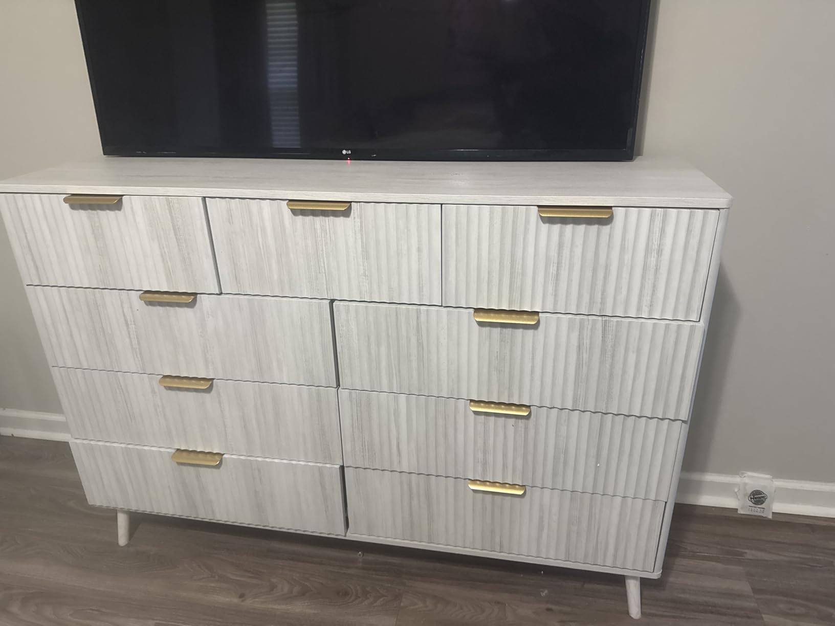 MAISONARIA 6 Drawer Dresser for Bedroom, 55