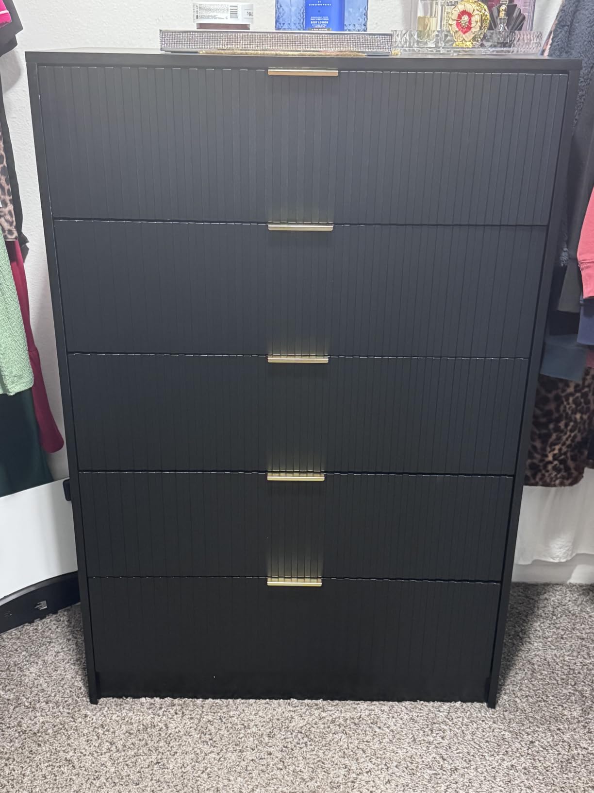 MAISONARIA 6 Drawer Dresser for Bedroom, 55