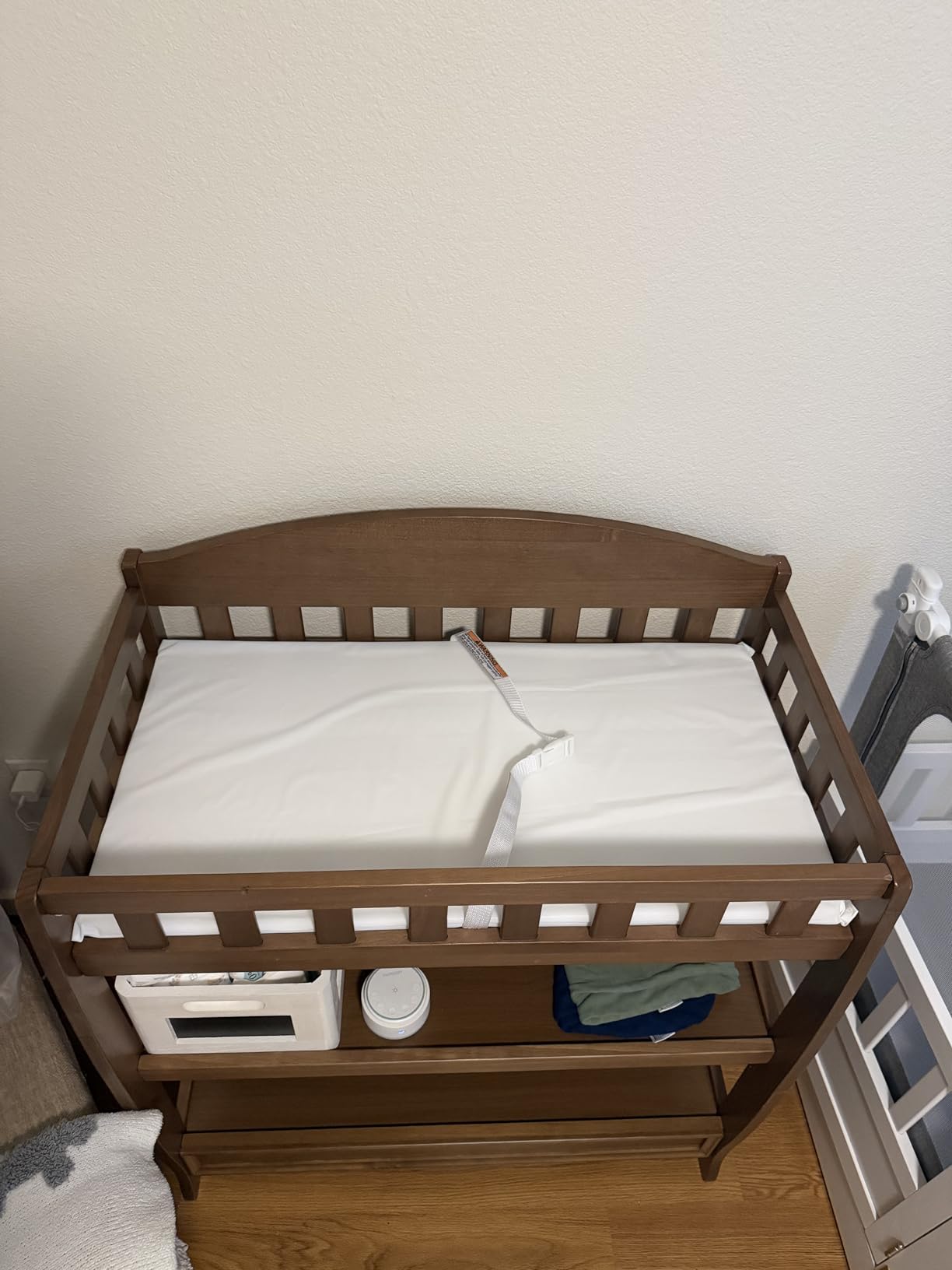 Delta Children Infant Changing Table with Pad, Chestnut customer photo 2
