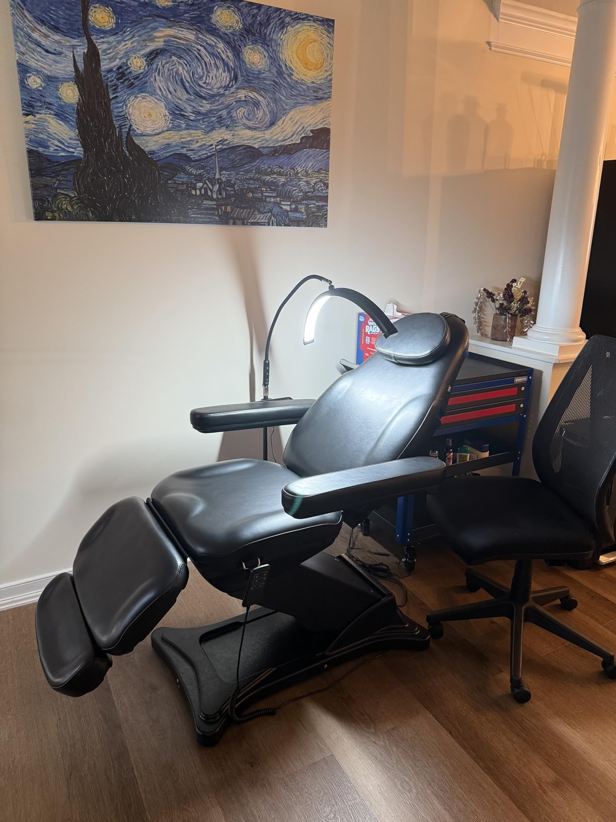 Dir Medical Spa Chair Full Electrical Facial Beauty Spa Bed with 3 Motor Tattoo Medical Podiatry Chair Bellucci in Beige customer photo 2