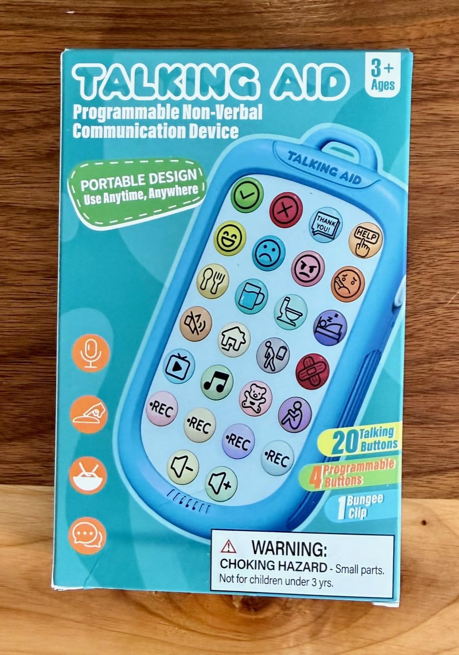 Subao AAC Device for Autism, Portable Non Verbal Communication Tools for Speech Therapy & Stroke Rehab, Autism Talking Aids with Programmable for Home & School, Autism Sensory Toys for Kids & Adults customer photo 2