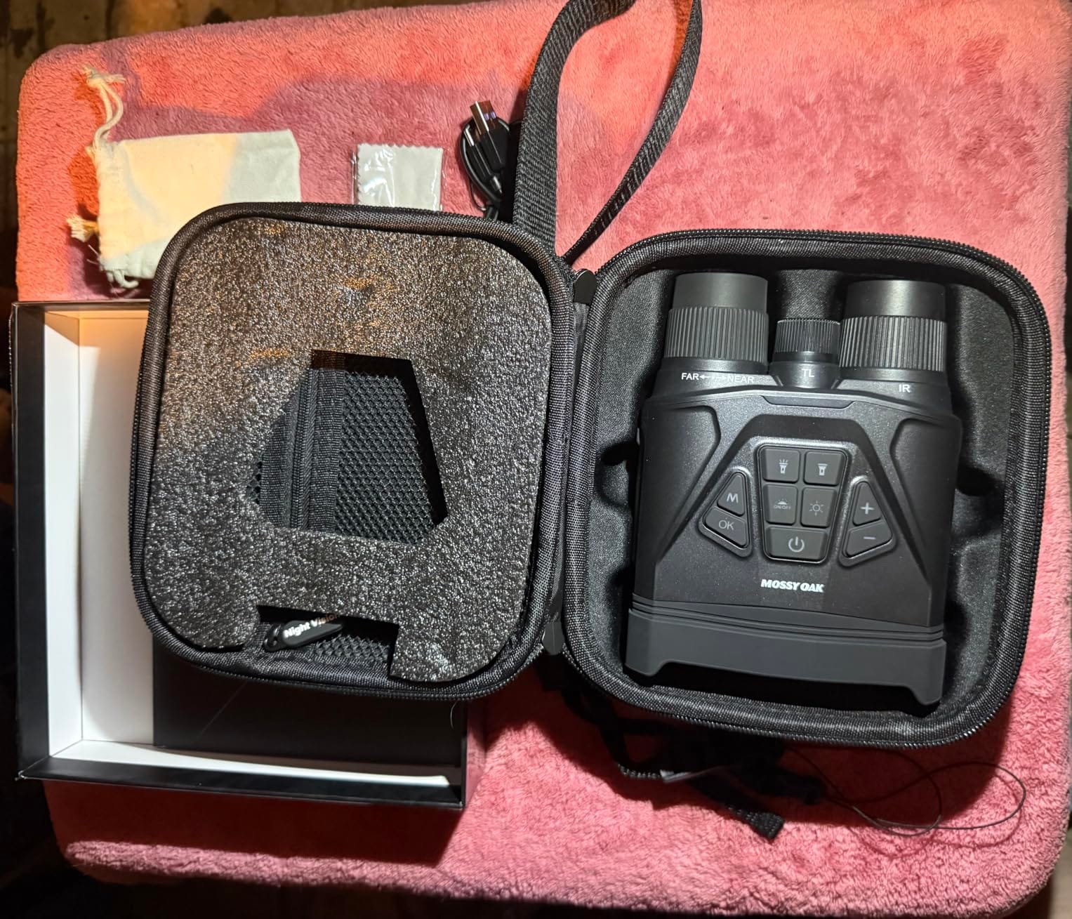 MOSSY OAK 4K Night Vision Goggles for Adults, 40MP Photos, 12X Digital Zoom | Infrared Night Vision Binoculars, 5000mAh Battery, 64GB Card Included, For Hunting, Wildlife Observation and Security customer photo 2