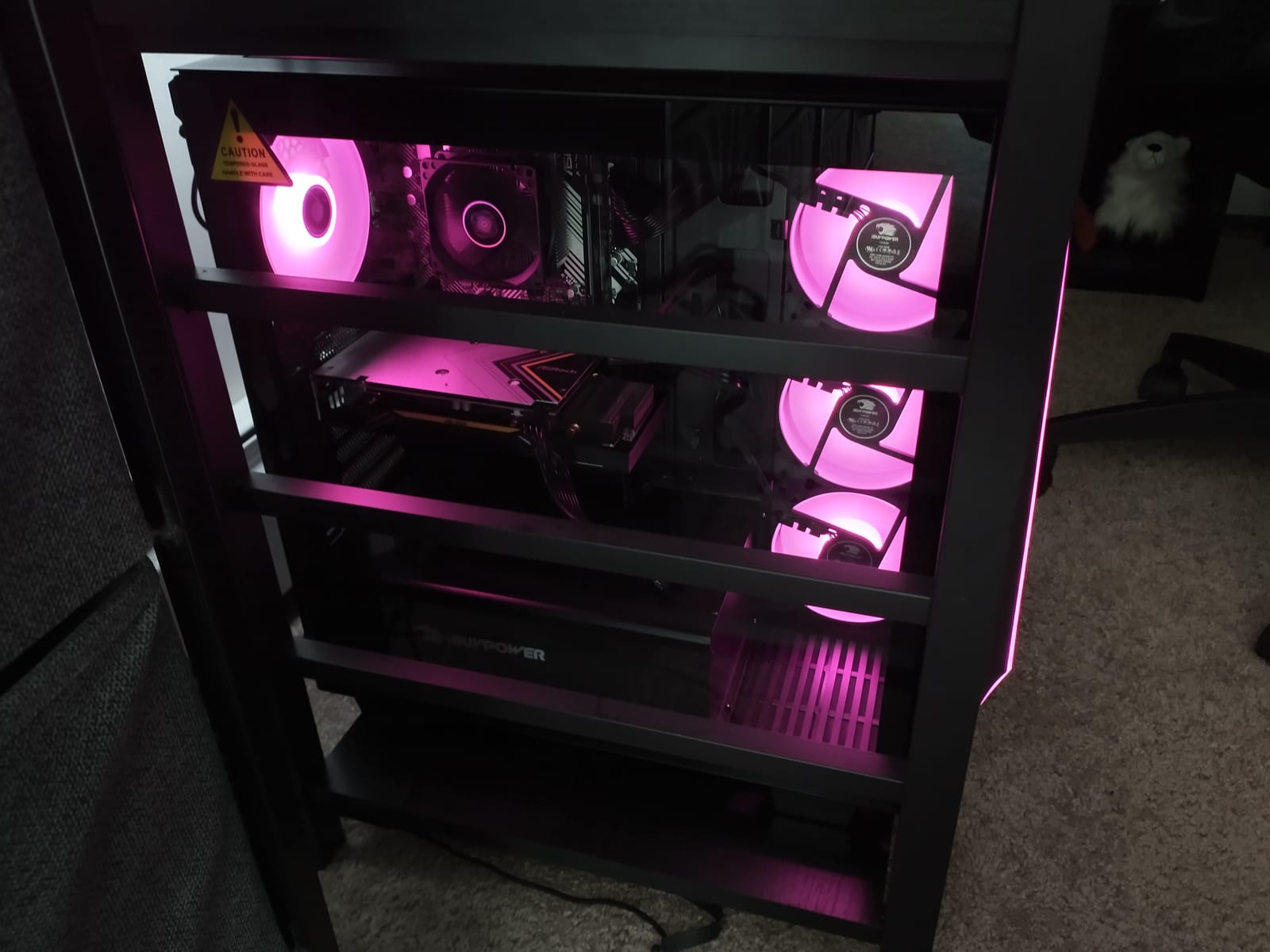 iBUYPOWER Element Gaming PC Desktop Computer Intel Core i7 14700F CPU, NVIDIA GeForce RTX 5070 12GB GPU, 32GB DDR5 RAM, 1TB NVMe SSD, Windows 11 Home, Gamer Keyboard and Mouse (EBI7N5704) customer photo 1