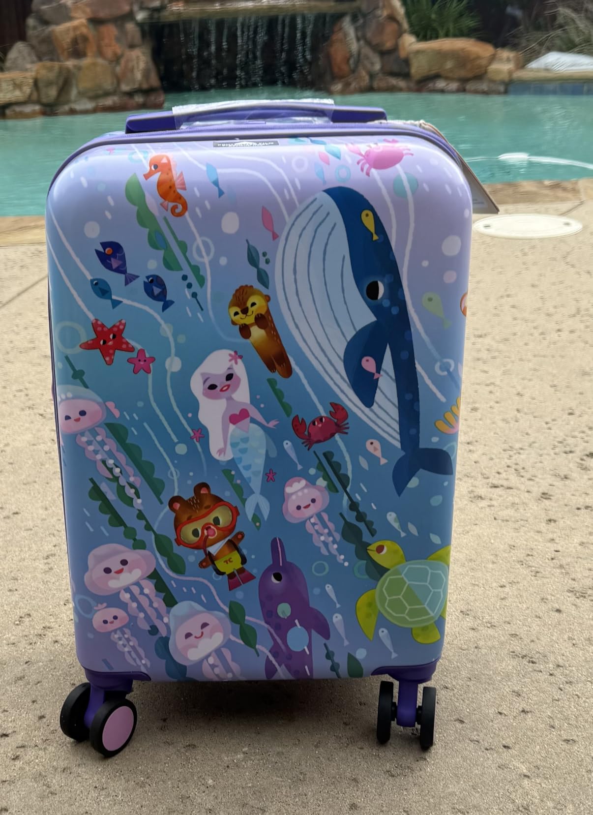 Traveler's Choice Kids JoJo the Bear's Travel Adventure, Under the Sea, 20-Inch Carry-On customer photo 2