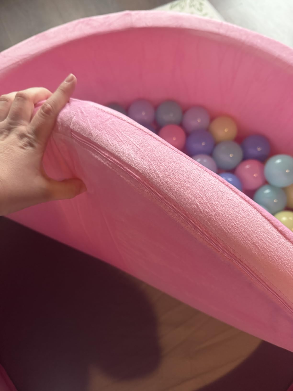 Delta Children Turtle Soft Ball Pit with 50 Play Balls - Ball Pits for Toddlers, Soft Round Kiddie Baby Playpen Ball Pool for Kids, Ideal Gift, Green customer photo 2