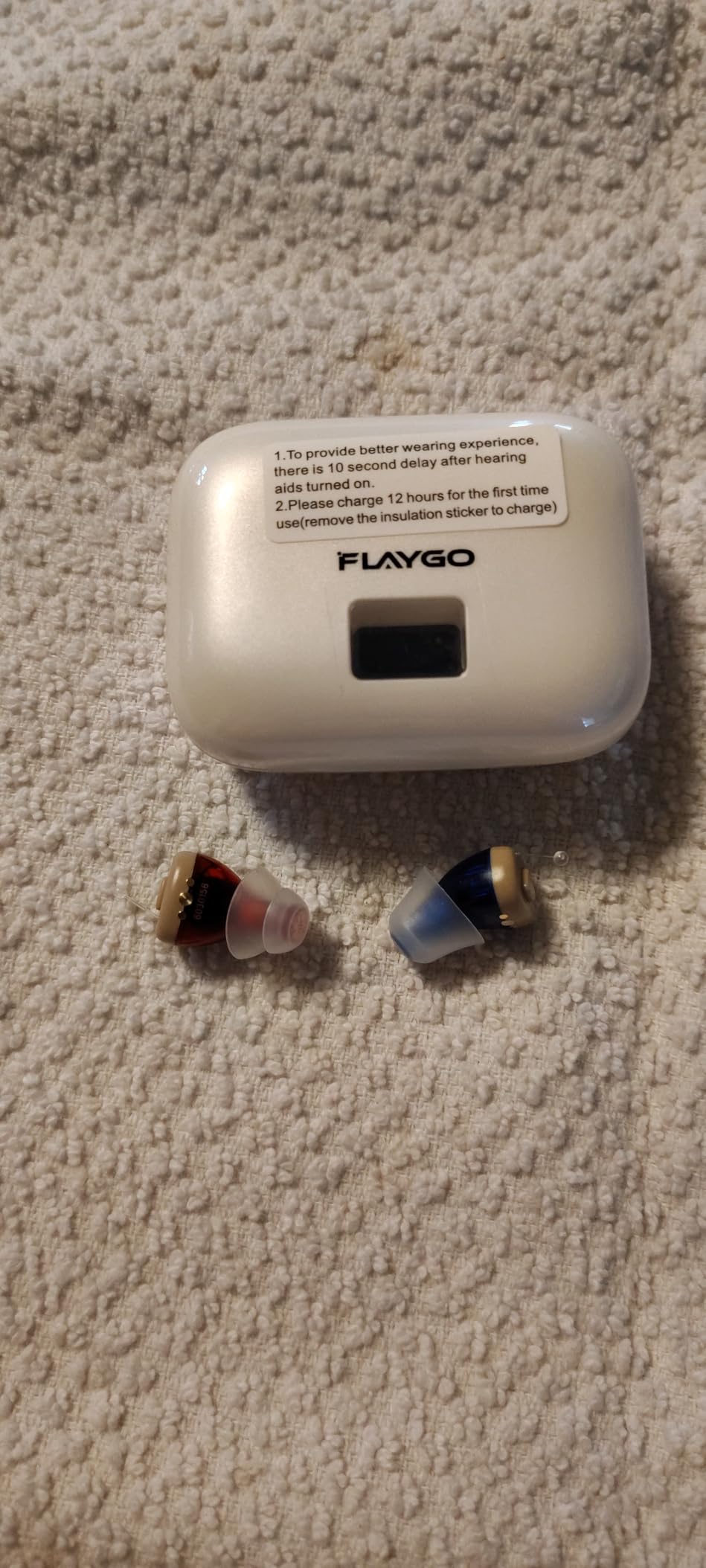 Flaygo Rechargeable Hearing Aid for Seniors with 16-Channel Digital Chips Intelligent Noise Cancellation for Clear Sound Super-Mini Invisible Design Comfort Fit in Ear Canal & 7-Day Ultra Standby customer photo 2