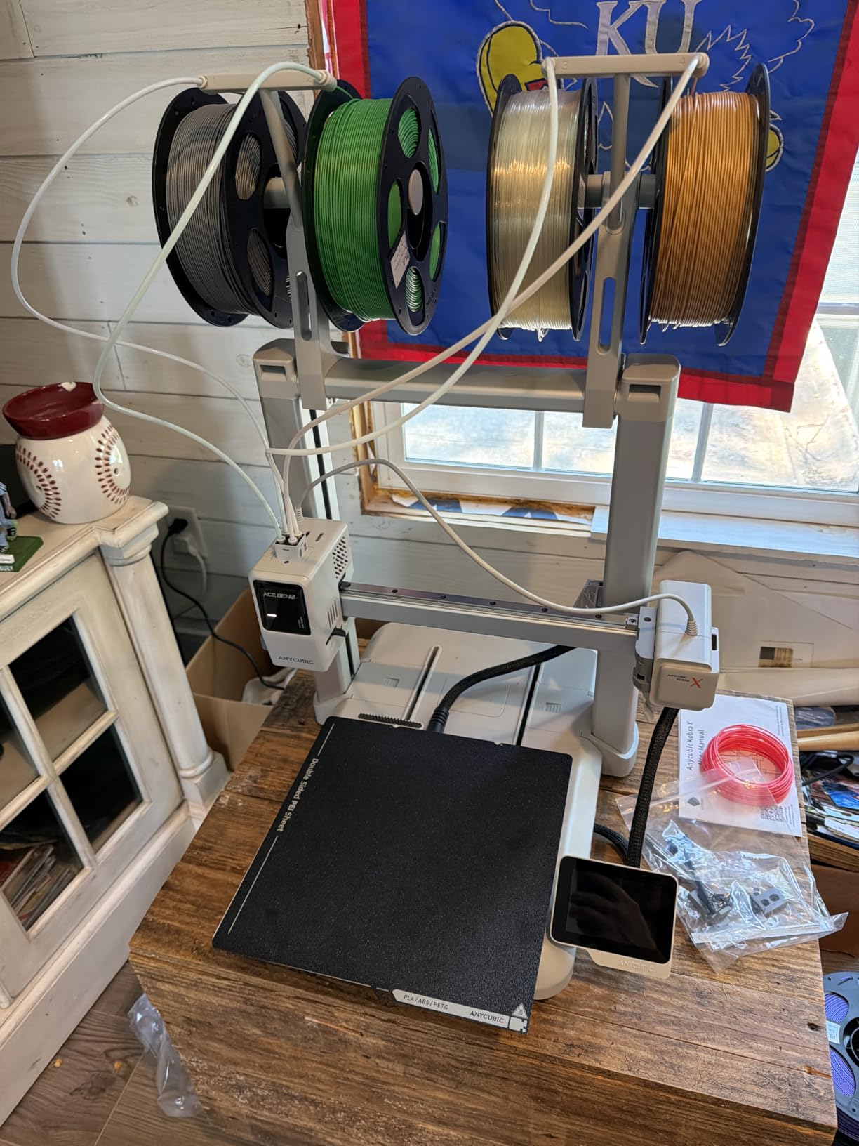 Anycubic Kobra X Multicolor 3D Printer, Easy One-Click Printing | 2X Faster, 600mm/s High Speed 3D Printers for Beginners & Kids, 4-Color Built-in, 260x260x260mm³, Easy to Use FDM 3D Printer customer photo 1
