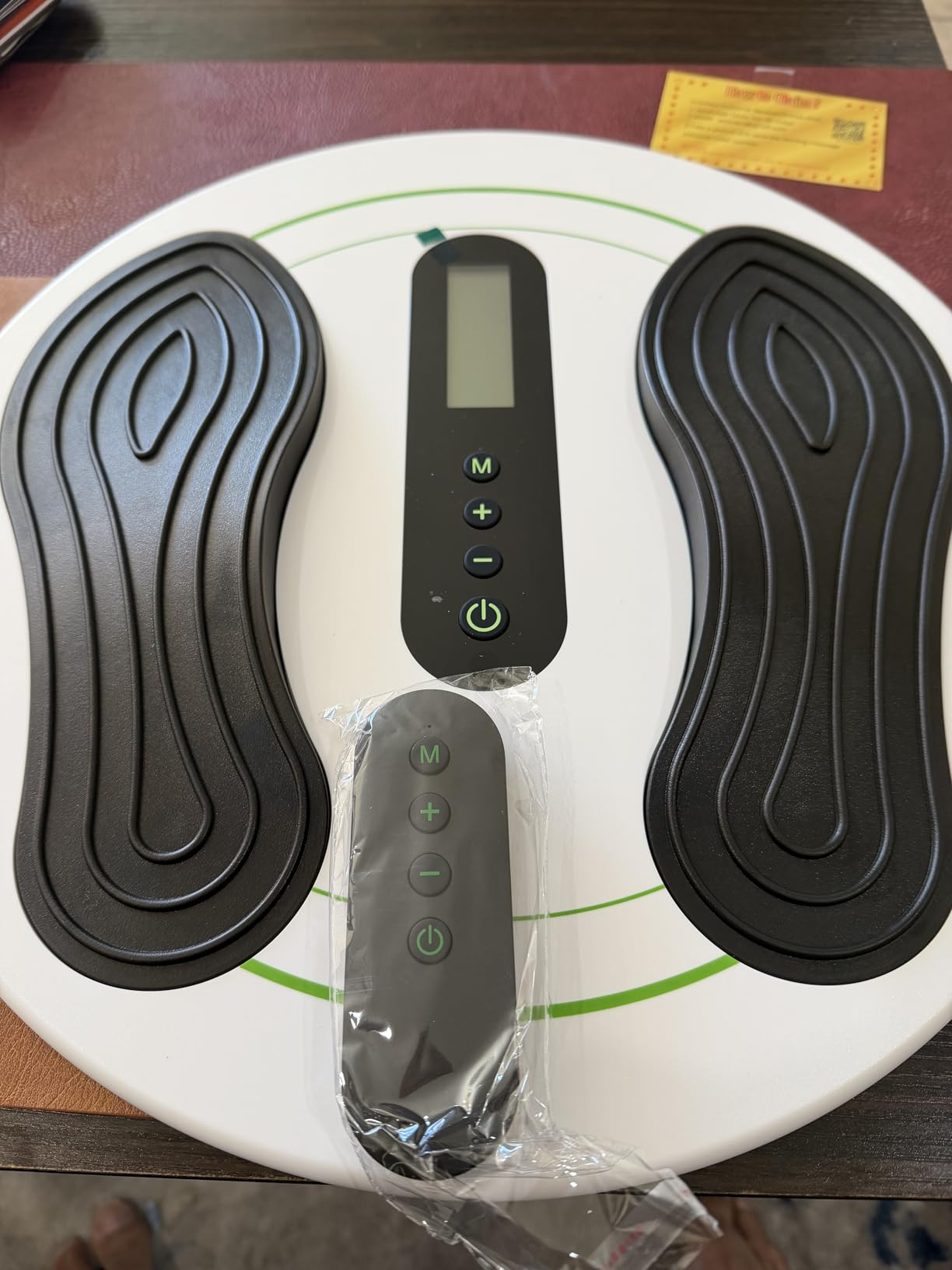 Transcutaneous Electrical Nerve Stimulator for Feet, EMS Foot Massager for Neuropathy NMES Stimulator Circulation and Pain Relief, Electric Foot Massager with 4 TENS Unit Muscle Stimulator Pads customer photo 2
