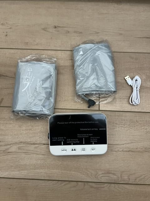 Blood Pressure Monitors for Home Use, USB Rechargeable Talking BP Machine with 6.14