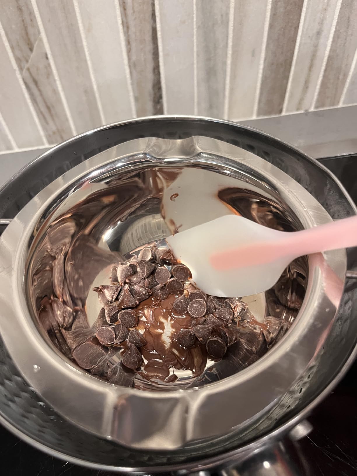 Chocolate Tempering Machine - Commercial Chocolate Melting Machine w/ 9L Capacity and 86-185°F Temp Control, 1200W Professional Heated Chocolate Melter w/Stainless Steel Body, 110V,2 Tanks customer photo 2
