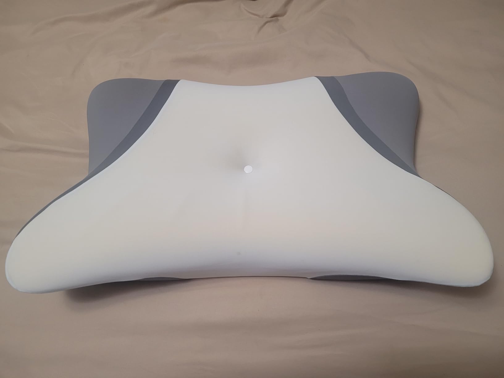 Pain Relief Cervical Neck Pillow, Ergonomic Contour | Q-Max Cooling | Non-Temperature Memory Foam | Side/Back/Stomach Sleeper Support for Sleeping, Reading, Scrolling customer photo 2