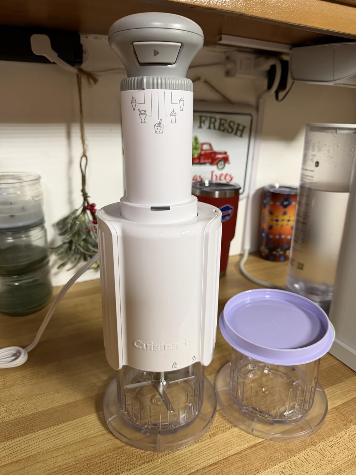 Cuisinart FastFreeze MAX Electric Ice Cream Maker, 5-in-1, 2 Pint Cups, 5 presets (ICE-FD50) customer photo 1