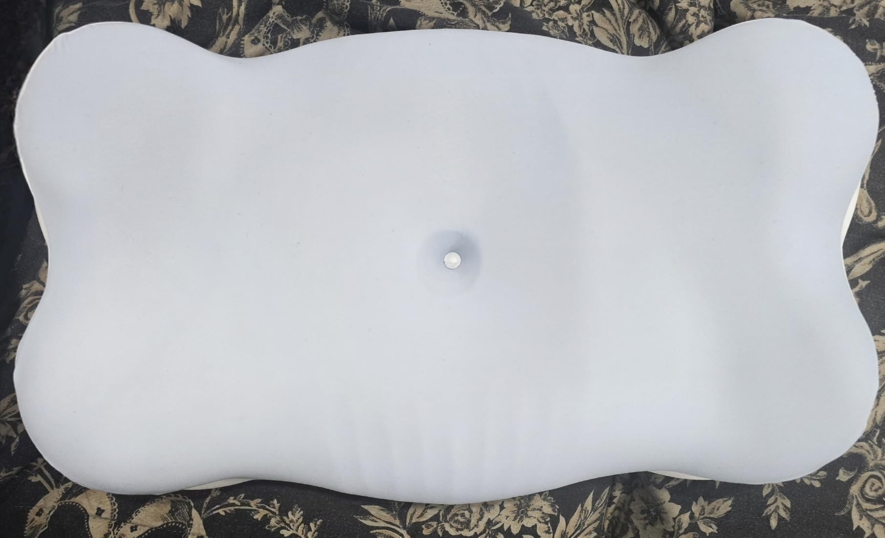 Ergo Pillow for Sleep Apnea, Cervical Neck Pillow for Neck Pain & Snoring Relief, Ergonomic Cooling Memory Foam Contour Bed Pillow customer photo 1