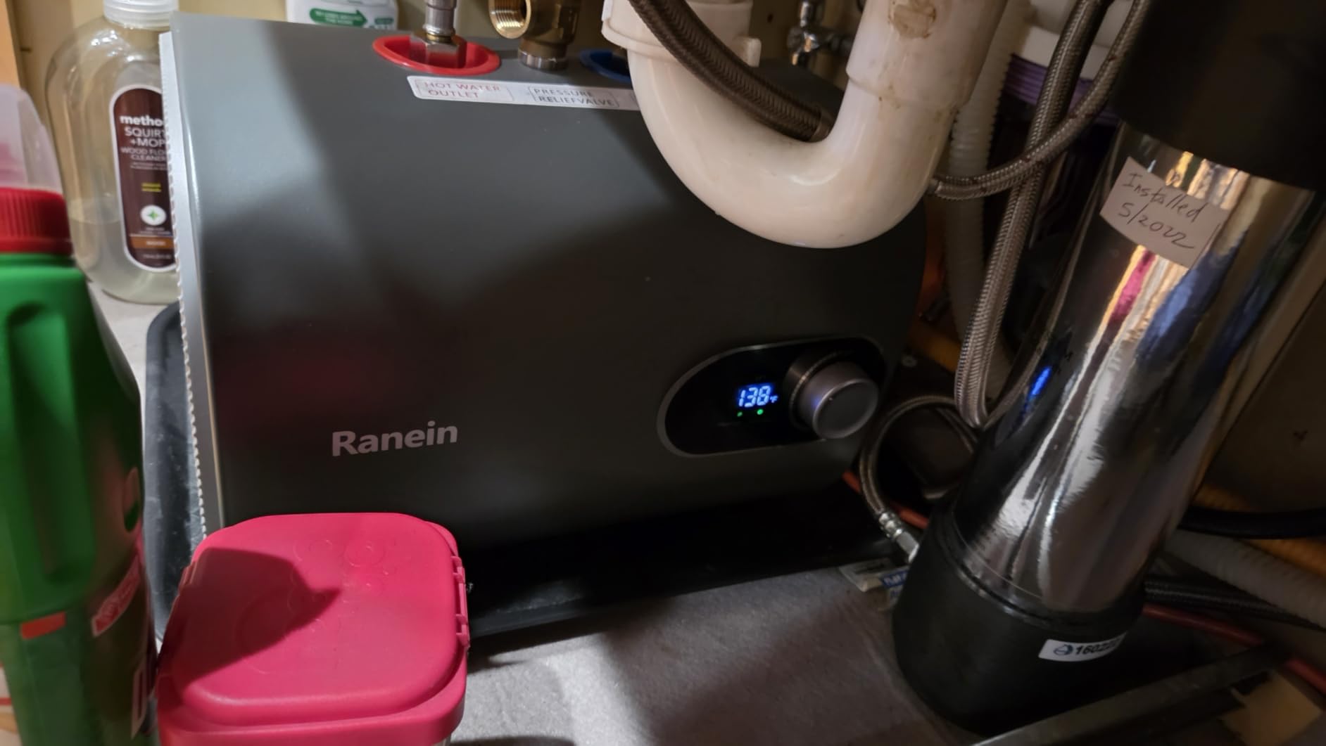 Gen II Ranein 2.5 Gallons Electric Mini Tank Water Heater, 120V, Instant Hot Water for Point of Use, Easy Installation, Compact Design for Under Sink, Ideal for Daily Use of Kitchen and Bathroom customer photo 2
