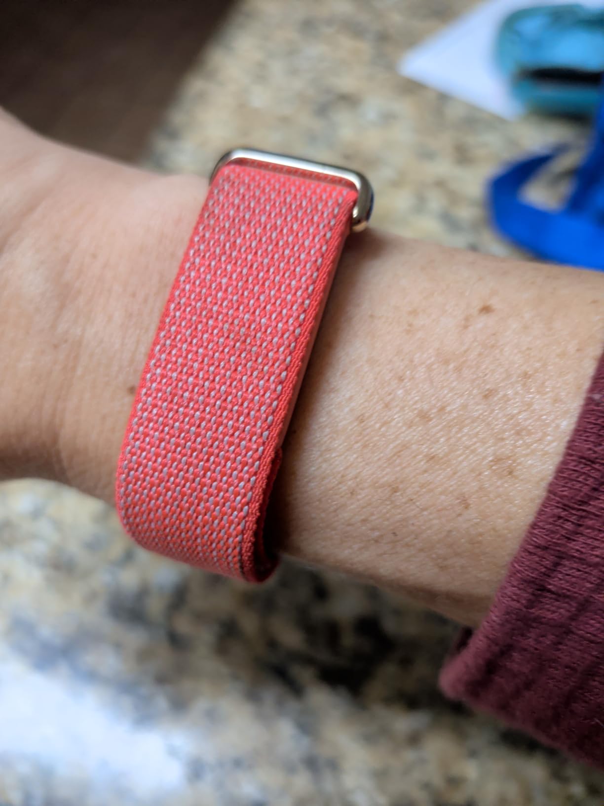 Google Fitbit Air Special Edition Stephen Curry - Screenless Tracker - Rye | Fitness, heart rate, & sleep tracking, personalized AI-powered coaching, up to 7 days battery life customer photo 2