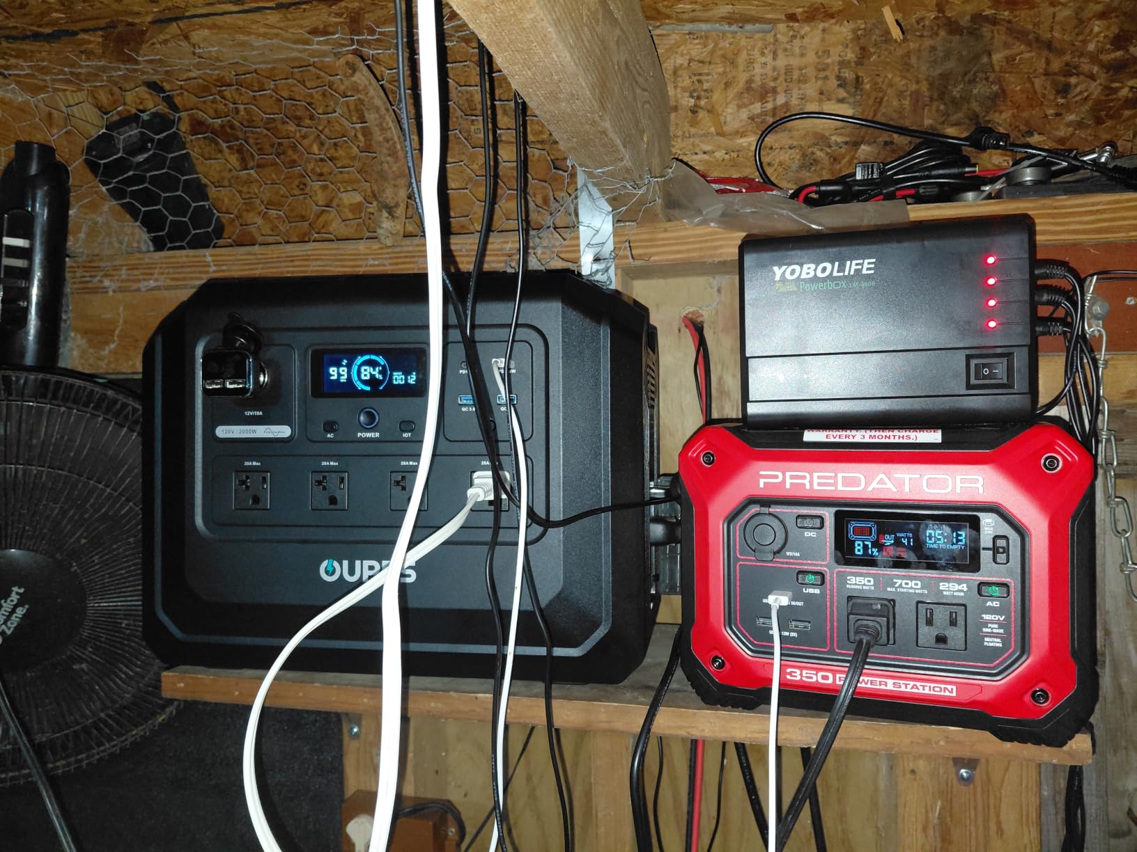 OUPES Mega 1 Lite Portable Power Station 1024Wh 2000W (4500W Surge), LiFePO4 Battery, UPS Backup, 46 Mins Full Charge, Built-in MPPT, 9 Ports, 140W PD, QC3.0, APP Control via Wi-Fi & Bluetooth customer photo 1