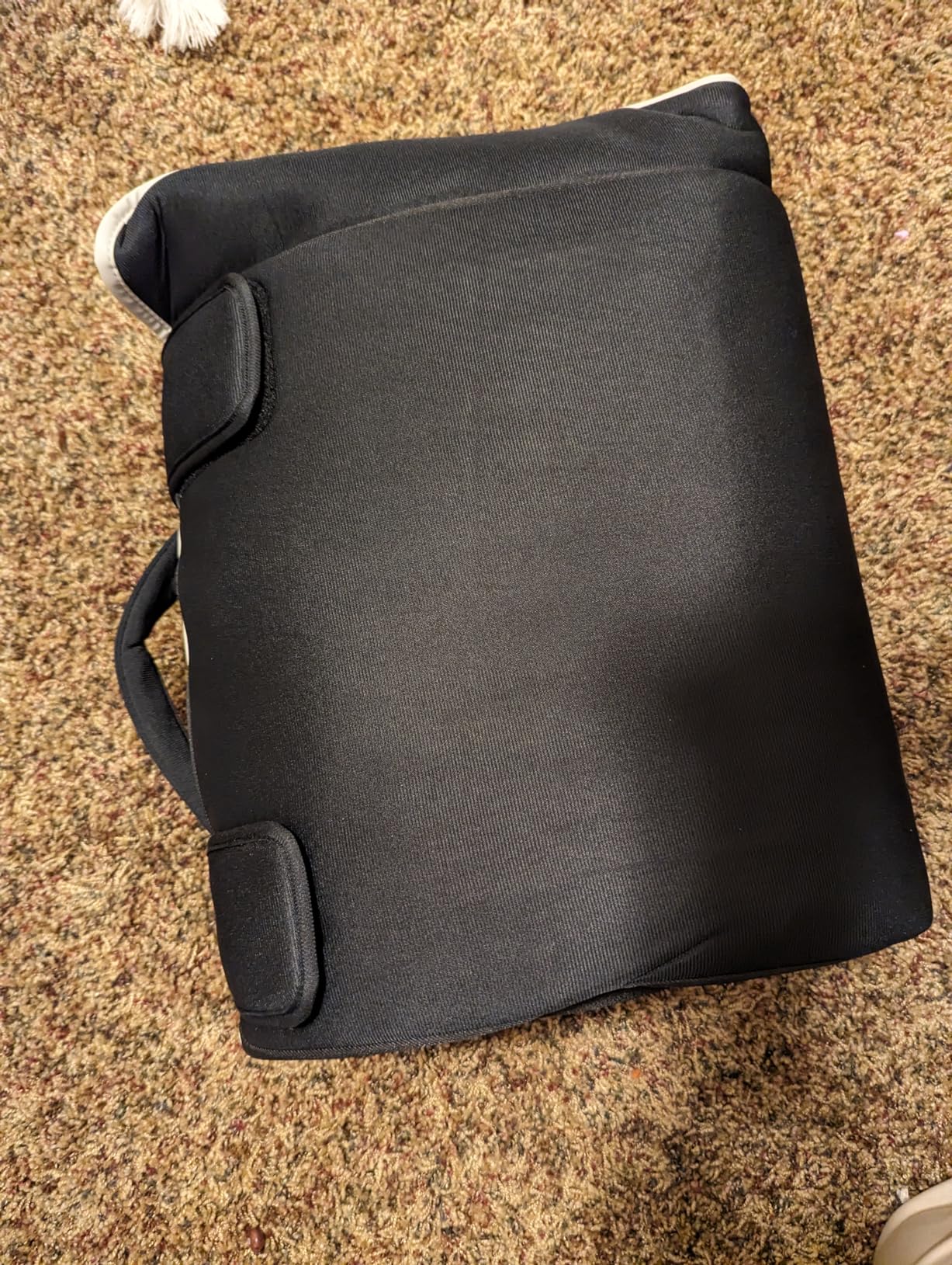 Full Body Massage Mat with Heat, 3D Stretching Back Massager Pad for Bed Sofa Floor, Lumbar & Neck Support, 4 Modes 3 Intensities 3 Heat Levels, Portable & Foldable, PU Leather customer photo 2