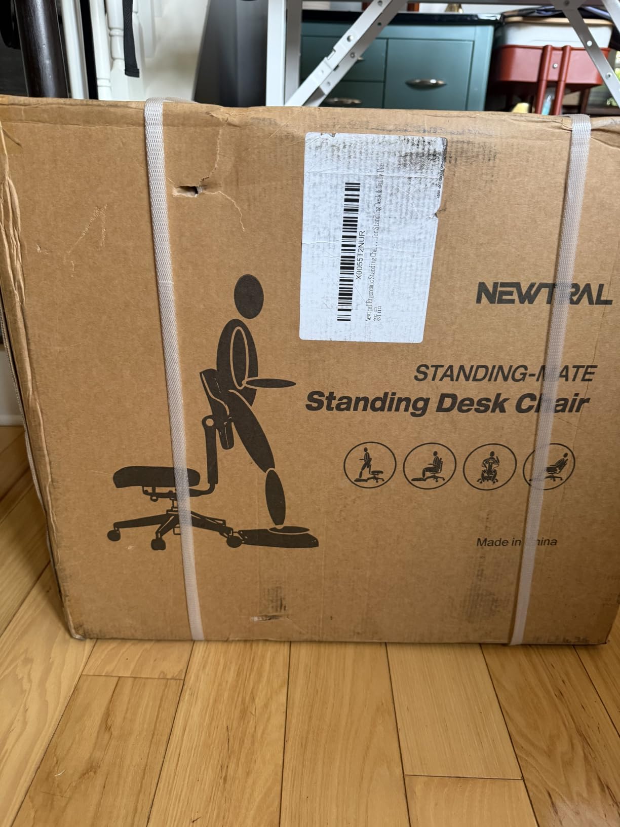 Newtral Standing Desk Chair, 6-in-1 Ergonomic Standing Mate Chair, Adjustable Sit Stand Lean Perch Saddle Stool with Flip Backrest, Dynamic Posture Support & Built-in Anti-Fatigue Design, MT-M-DG customer photo 2