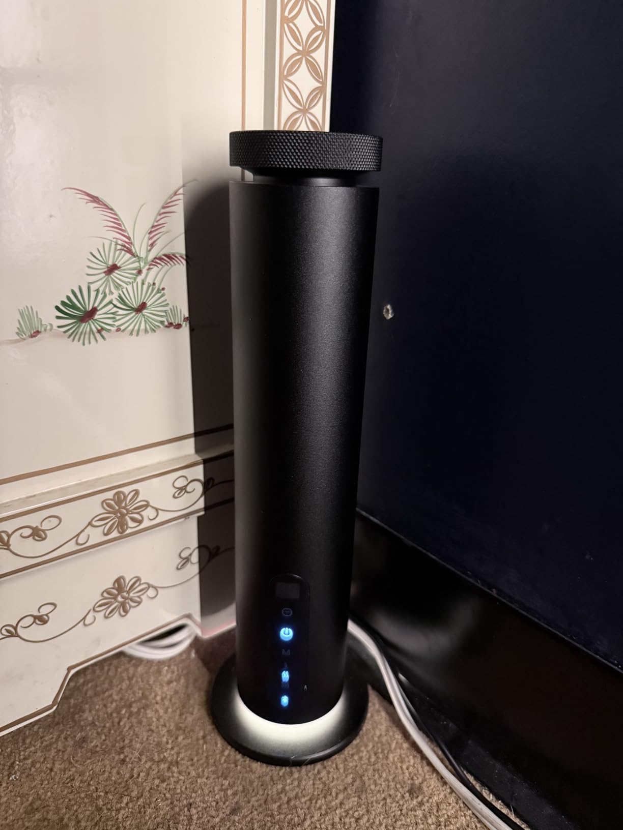 Waterless Essential Oil Diffuser, 1000 Sq.Ft Coverage, Smart App & Remote Control Scent Machine, 3 Color Ambient Lights, Adjustable Mist, Quiet Aromatherapy Diffuser for Home Large Room Hotel, Black customer photo 2