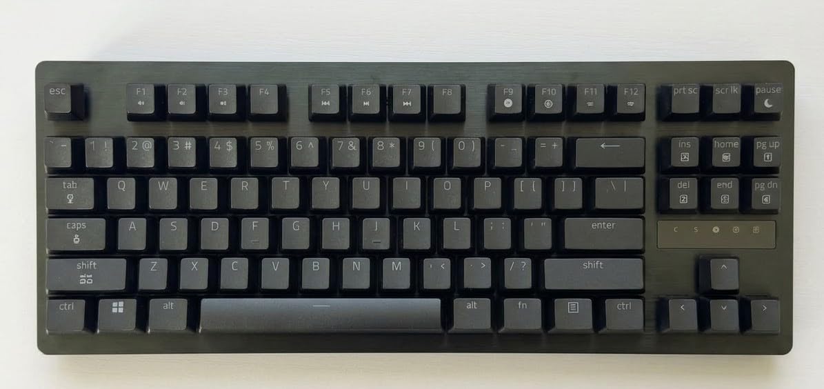 Razer Huntsman V3 TKL 8KHz Analog Optical Esports Gaming Keyboard, Black | Analog Optical Switches Gen 2 with Rapid Trigger, Adjustable Actuation, Snap Tap, PBT Keycaps, True 8000hz Polling Rate customer photo 1