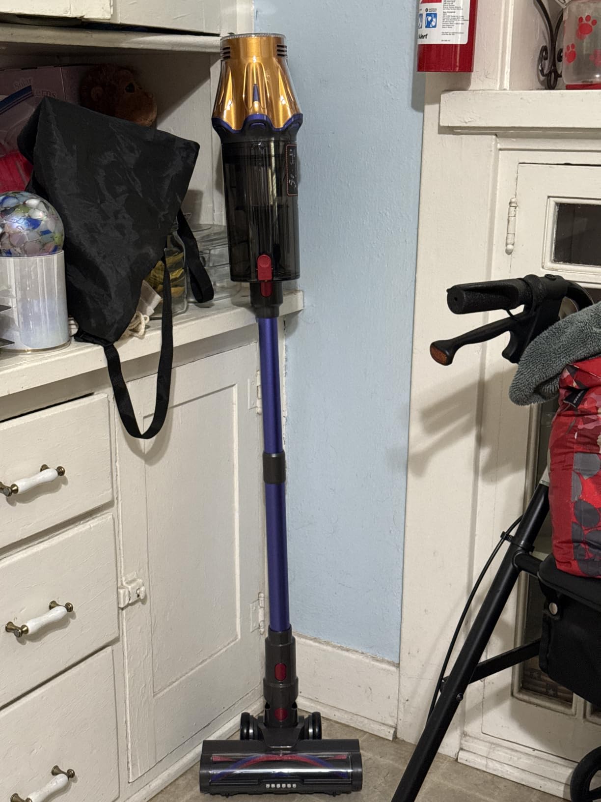 Cordless Vacuum Cleaner, Upgraded 650W 60KPA 70Mins Cordless Stick Vacuum Cleaner with Flexible Hose,Self-Standing,Touch Screen, Anti-tangle Wireless Vacumm Cleaners for Home/Pet Hair/Carpets/Floors customer photo 2