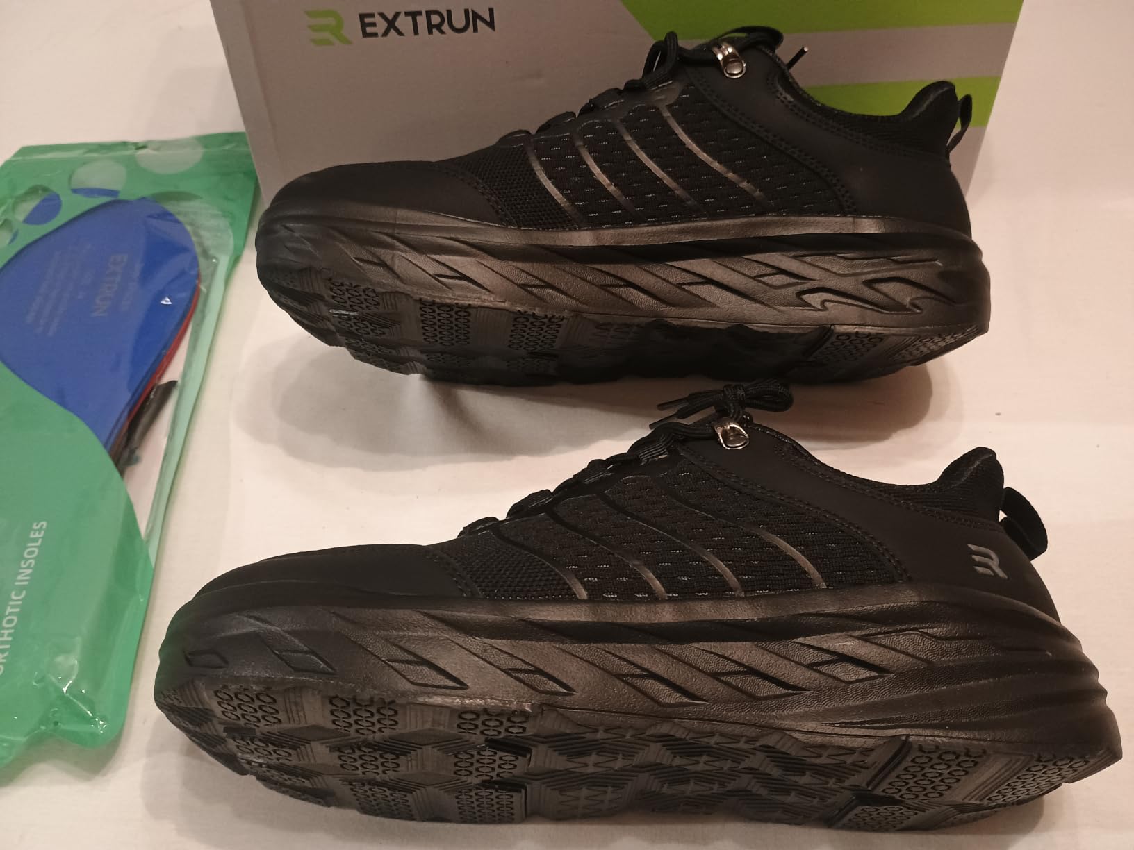 Men's Orthopedic Diabetic Walking Shoes: Wide Toe Box Comfortable Arch Support Running Shoes for Plantar Fasciitis & Heel Spur, Casual Flat Feet Fashion Sneakers for Foot & Heel Pain Relief customer photo 2