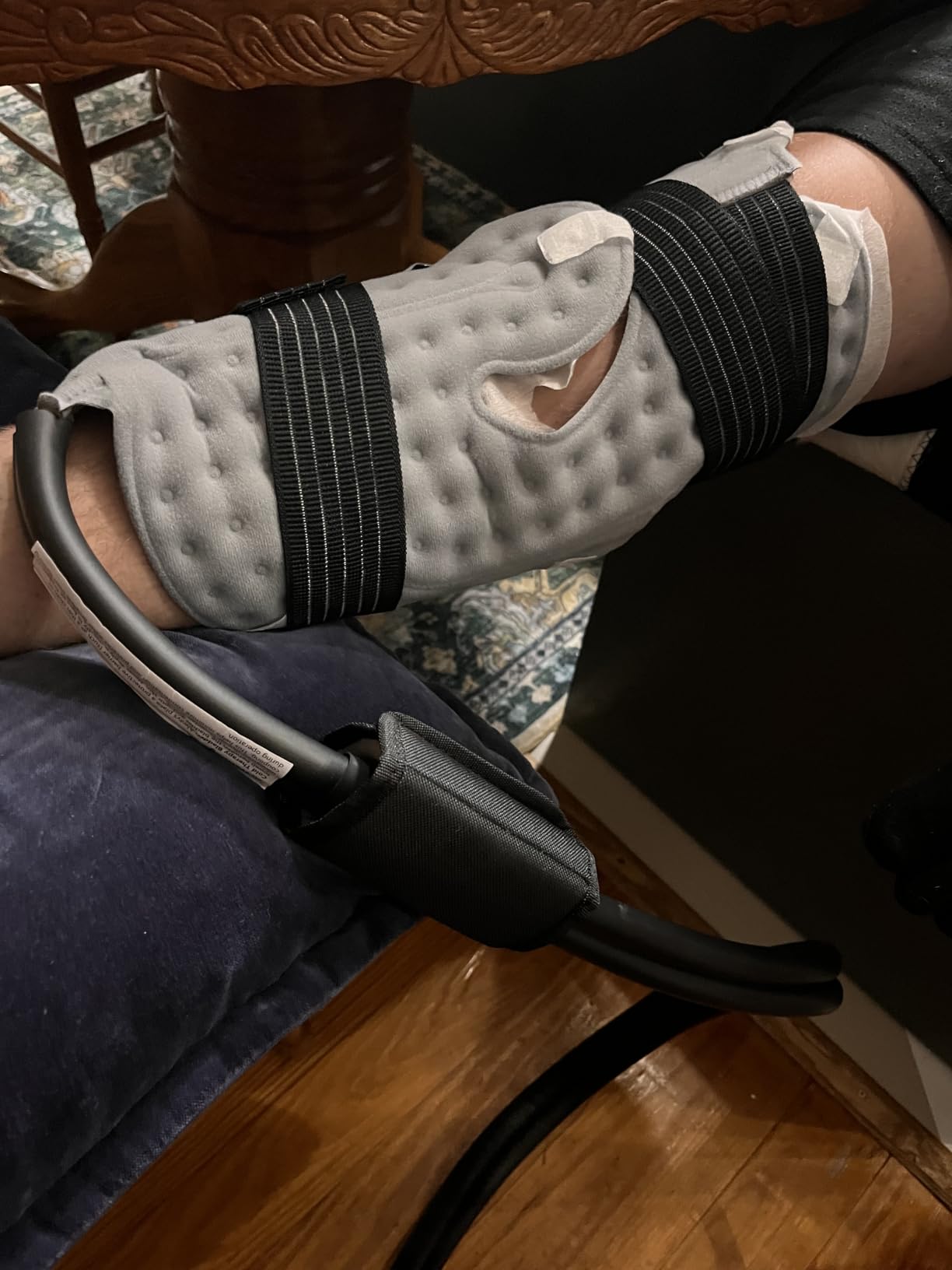 CUEME Ice Machine for Knee After Surgery, Programmable Timer & Quiet Motor - Cold Therapy Machine for Knee Replacement, Large Cold Pad (14.37'X13.98'), Cryotherapy Pain Relief for Shoulder/Joint/Ankle customer photo 1