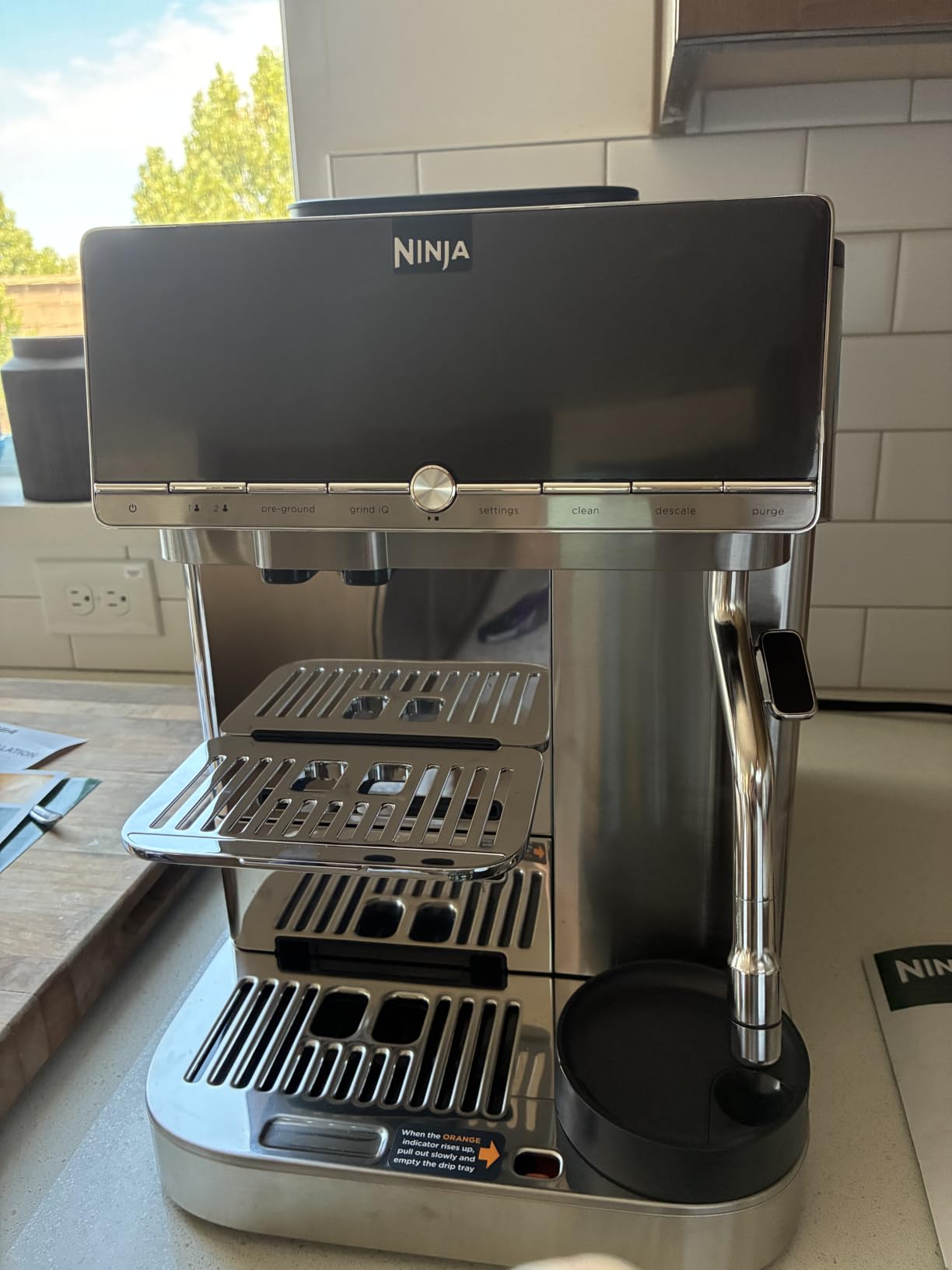 Ninja AutoBarista Fully Automatic Espresso, 10 Drink Options, AE1001 | One Touch Hot & Iced, Built-in Coffee Grinder, Milk Frother, Easy Self-Clean, Latte, Cappuccino, Cold Brew customer photo 2