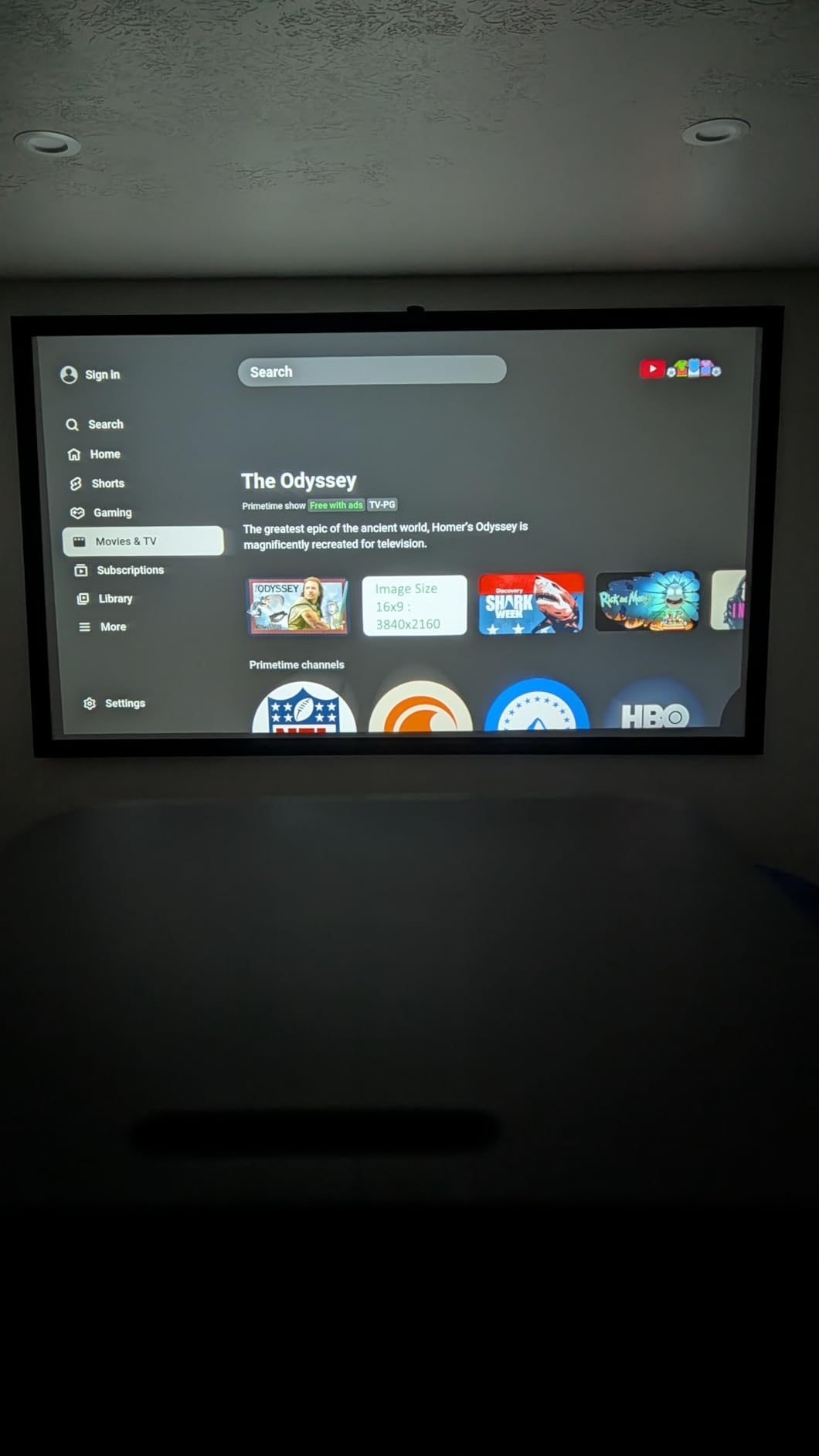 TOPTRO X9 PRO 4K Projector with VIDAA Live TV, 920 ISO ANSI Brightness customer photo 2