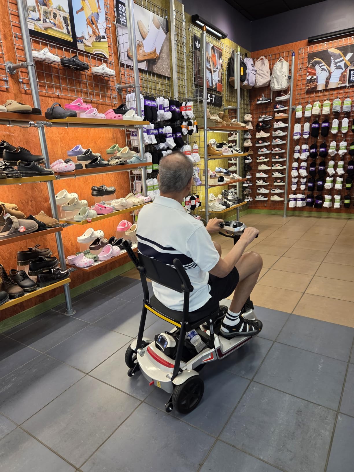 Lightweight Mobility Scooters for Seniors & Adults, Foldable 4 Wheel Scooter | Cruise & Airport Approved, 41 lb Portable Scooter, 12/24 Mile Range, Removable Lithium Battery, With GPS, 300 lb Capacity customer photo 1