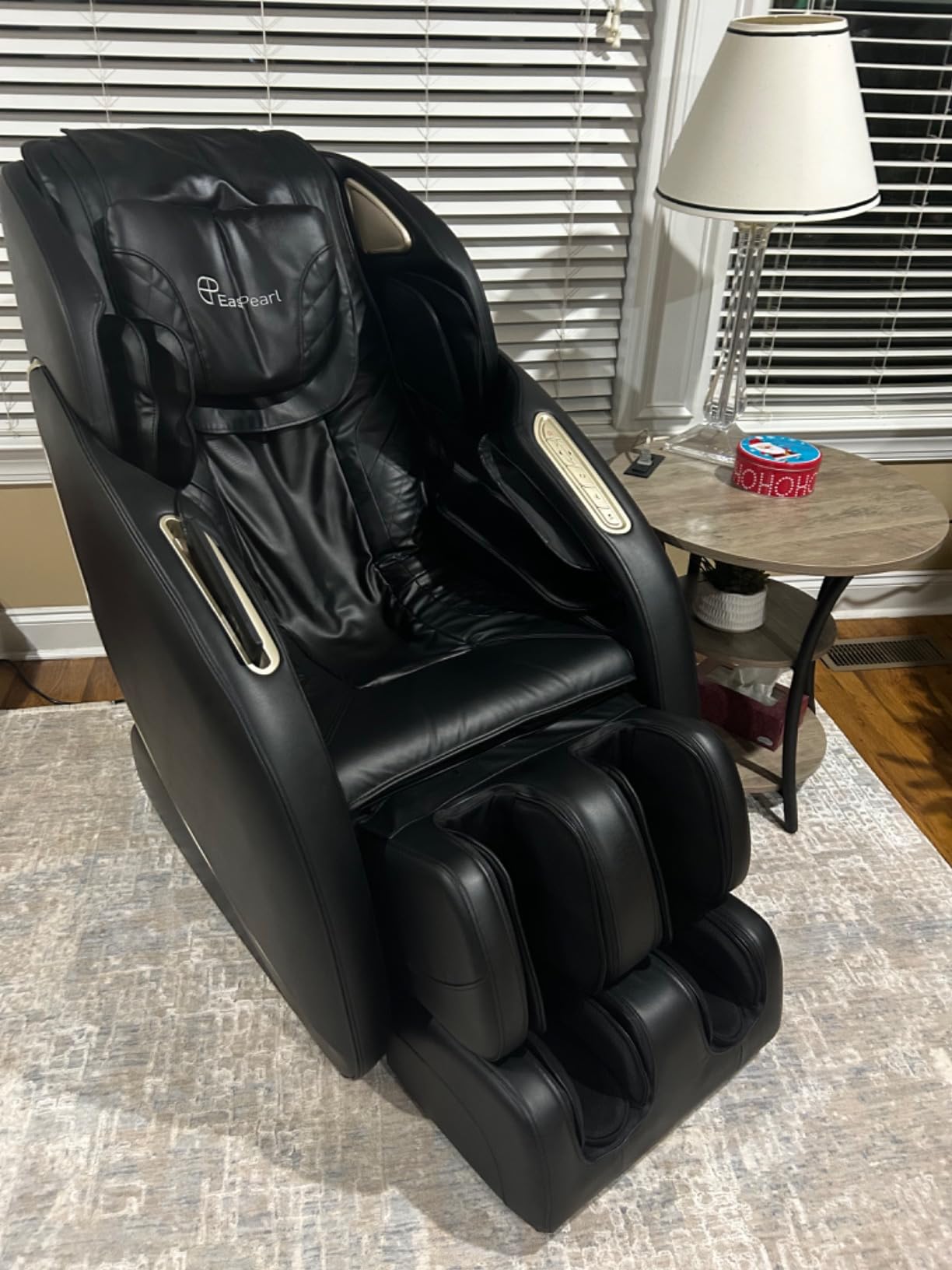 Massage Chair Full Body, Zero Gravity SL-Track Shiatsu Massage Recliner with Heating, Auto Extend Footrest, APP Control, Yoga Stretch & Sleep Mode - High-End Massage Chair for Home, Tall People customer photo 2