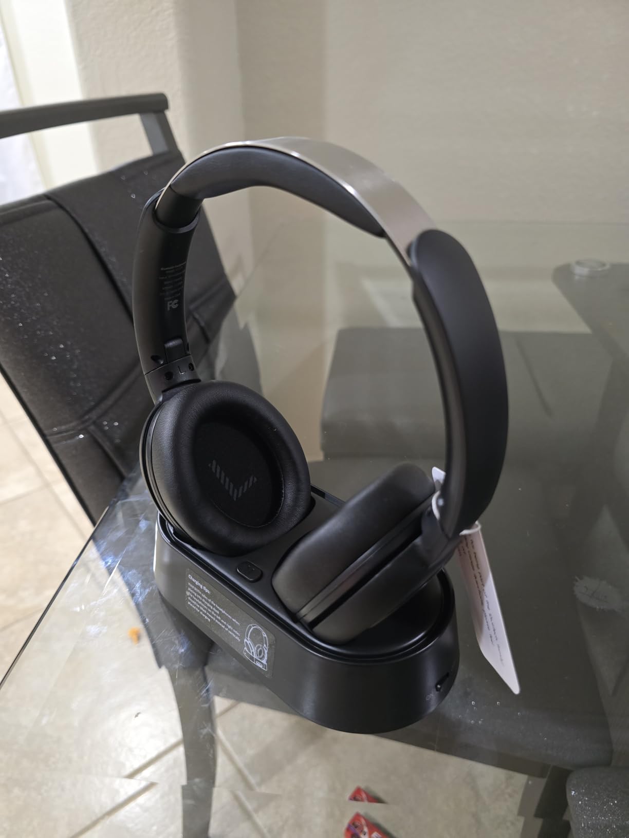 Swiitech Wireless TV Headphones with Charging Dock, 45H Playtime, Black | Bluetooth 5.3, 100ft Long Range, Clear Voice, No Audio Delay, Plug & Play Over-Ear Headset for Seniors customer photo 1