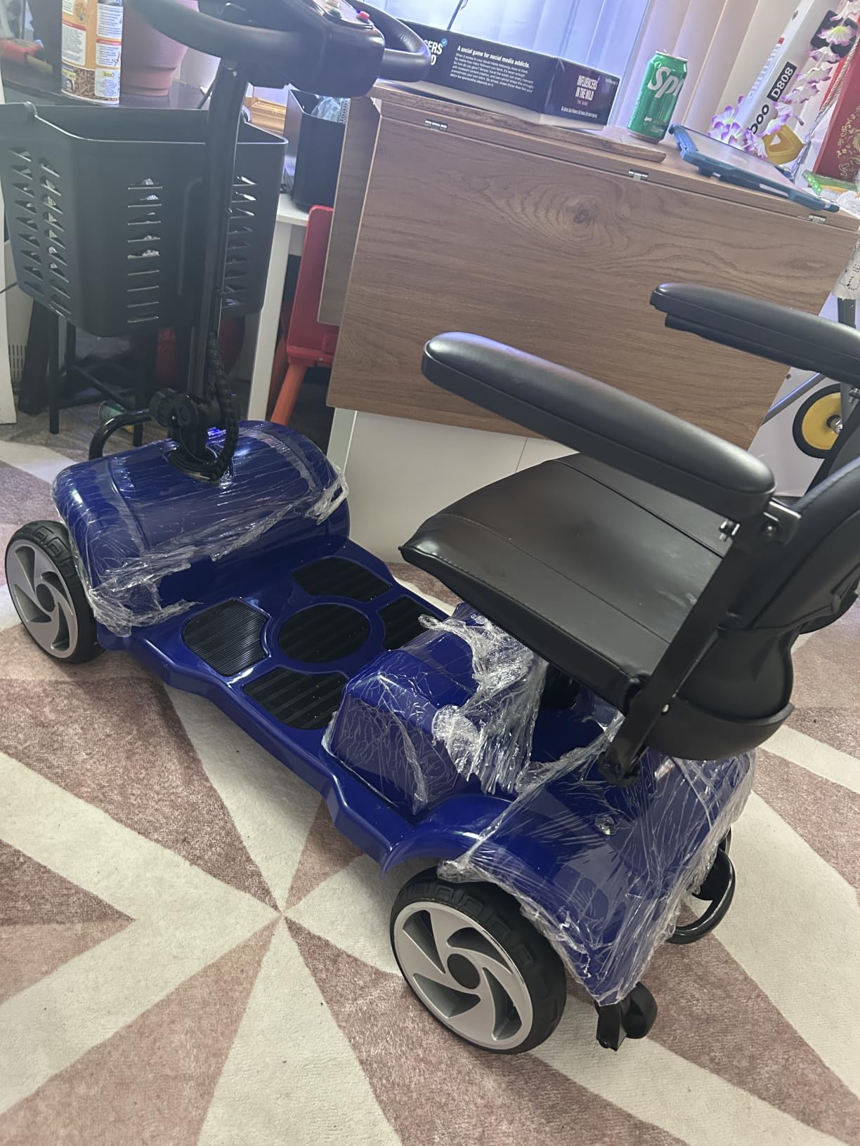 4 Wheel Mobility Scooters for Seniors & Adults, 20 Miles, 6.2 MPH | All Terrain Powered Mobility Scooters, Lightweight Foldable Mobility Scooter with LED Headlight & Front Basket customer photo 1