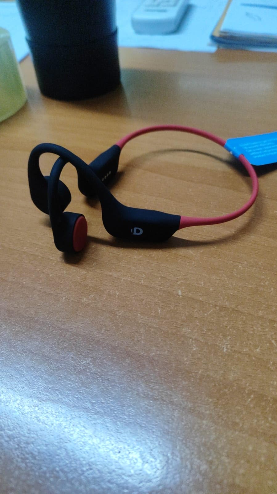 DEMICEA Open Ear Sport Headphones, Wireless Bone Conduction Earphones, Built-in 32GB MP3 customer photo 1