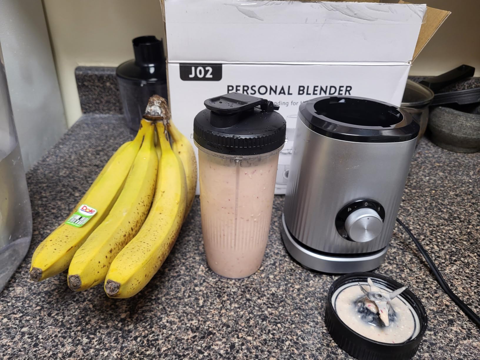 Turelar Smoothie Blender Spice Grinders 2*24oz To-Go Cups, Adjustable Speed customer photo 1
