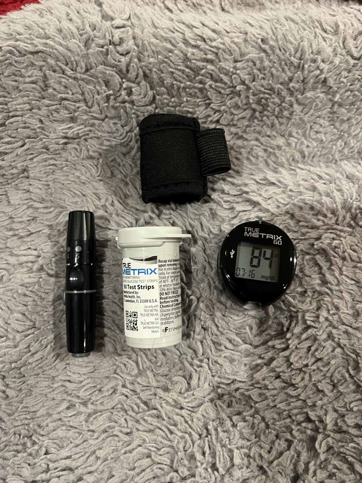 TRUE METRIX Meter Value Kit, Blood Glucose Monitor, Testing Supplies | Includes Blood Glucose Meter, Case, 60 Test Strips, 10 Lancets, Lancing Device, Control Solution - Fast, Easy Testing at Home customer photo 2