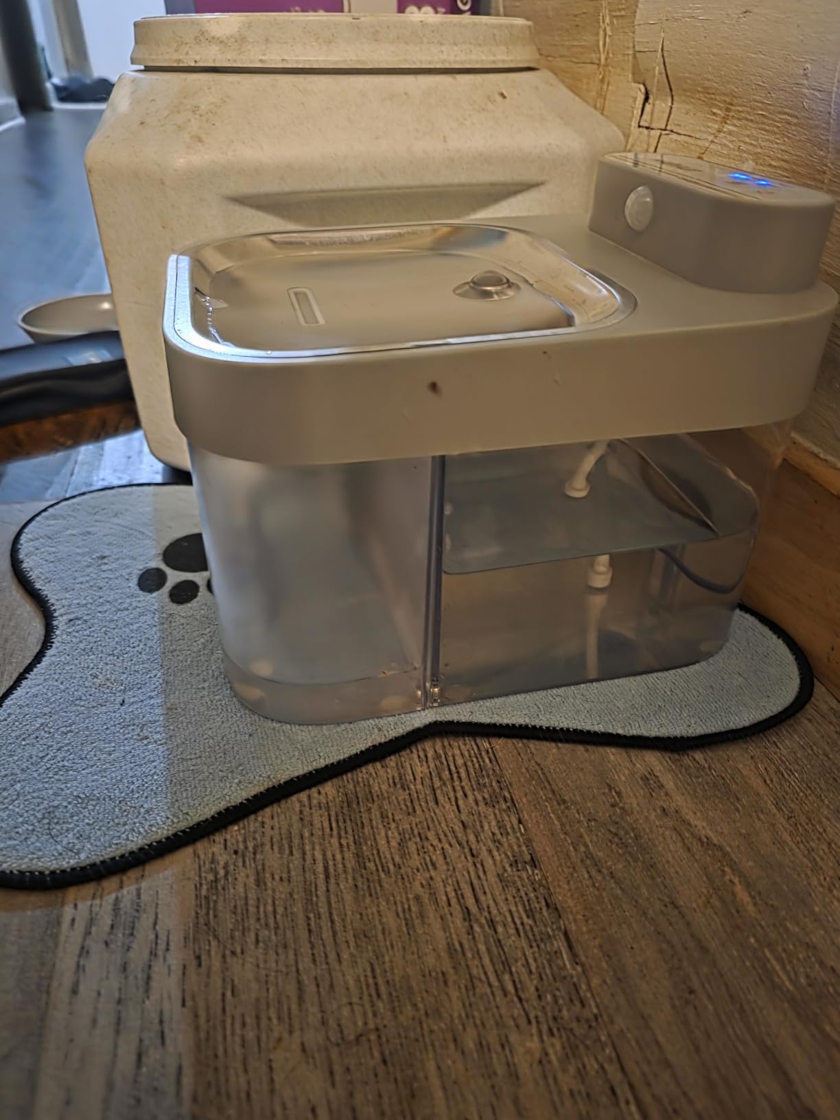 Cat Water Fountain, Wastewater Separation & No Filter Cotton, Pet Water Dispenser with 101oz/3L Large Capacity Tank, Wireless Automatic Water Fountains for Cats Indoor Cat Watering Supplies customer photo 2